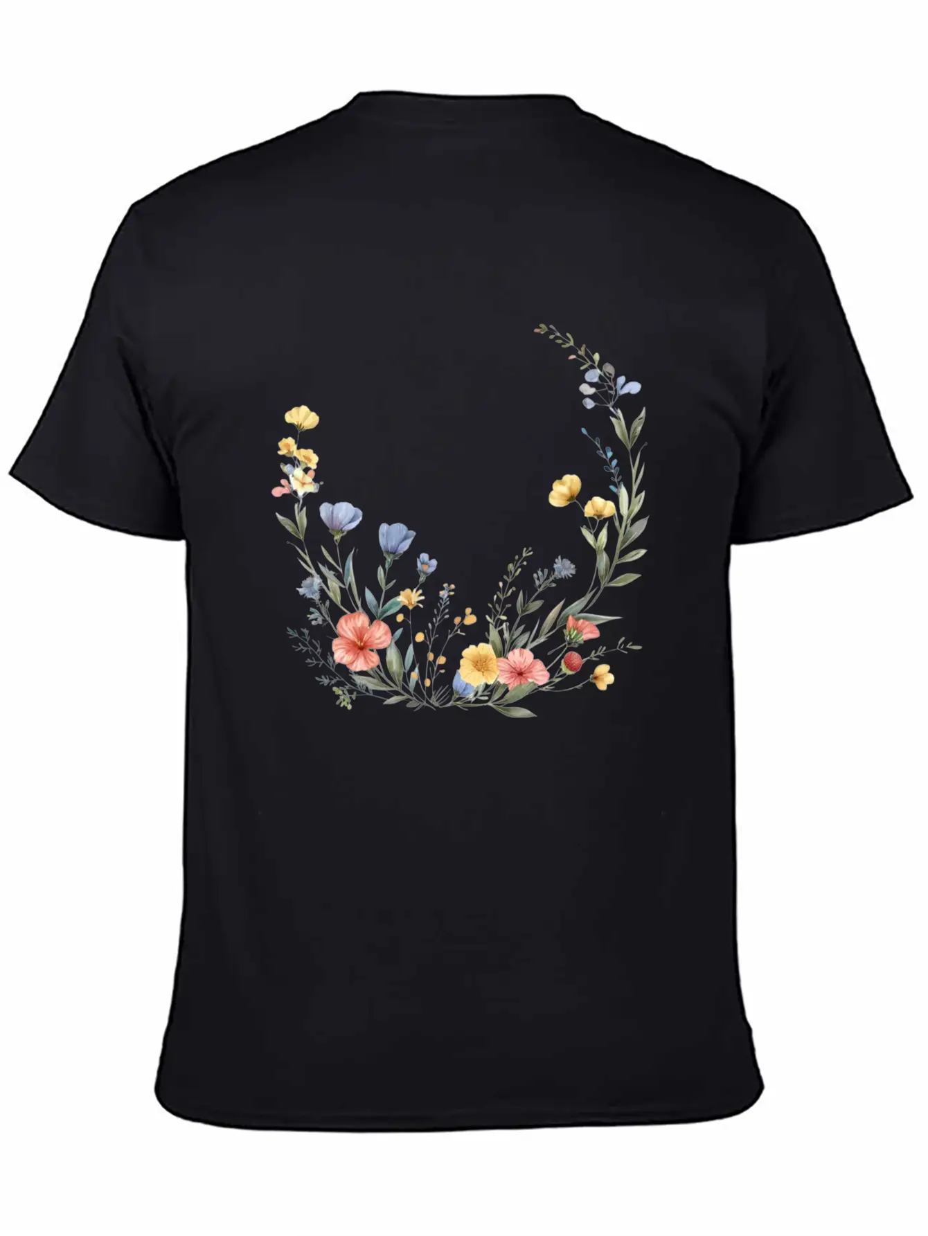 Wild Flowers Stylish Everyday T-Shirt – Unisex Basic Cotton Tee