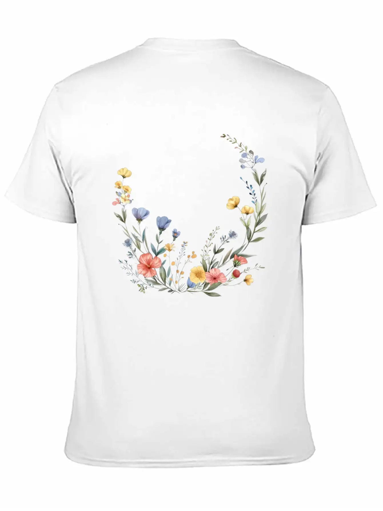 Wild Flowers Stylish Everyday T-Shirt – Unisex Basic Cotton Tee