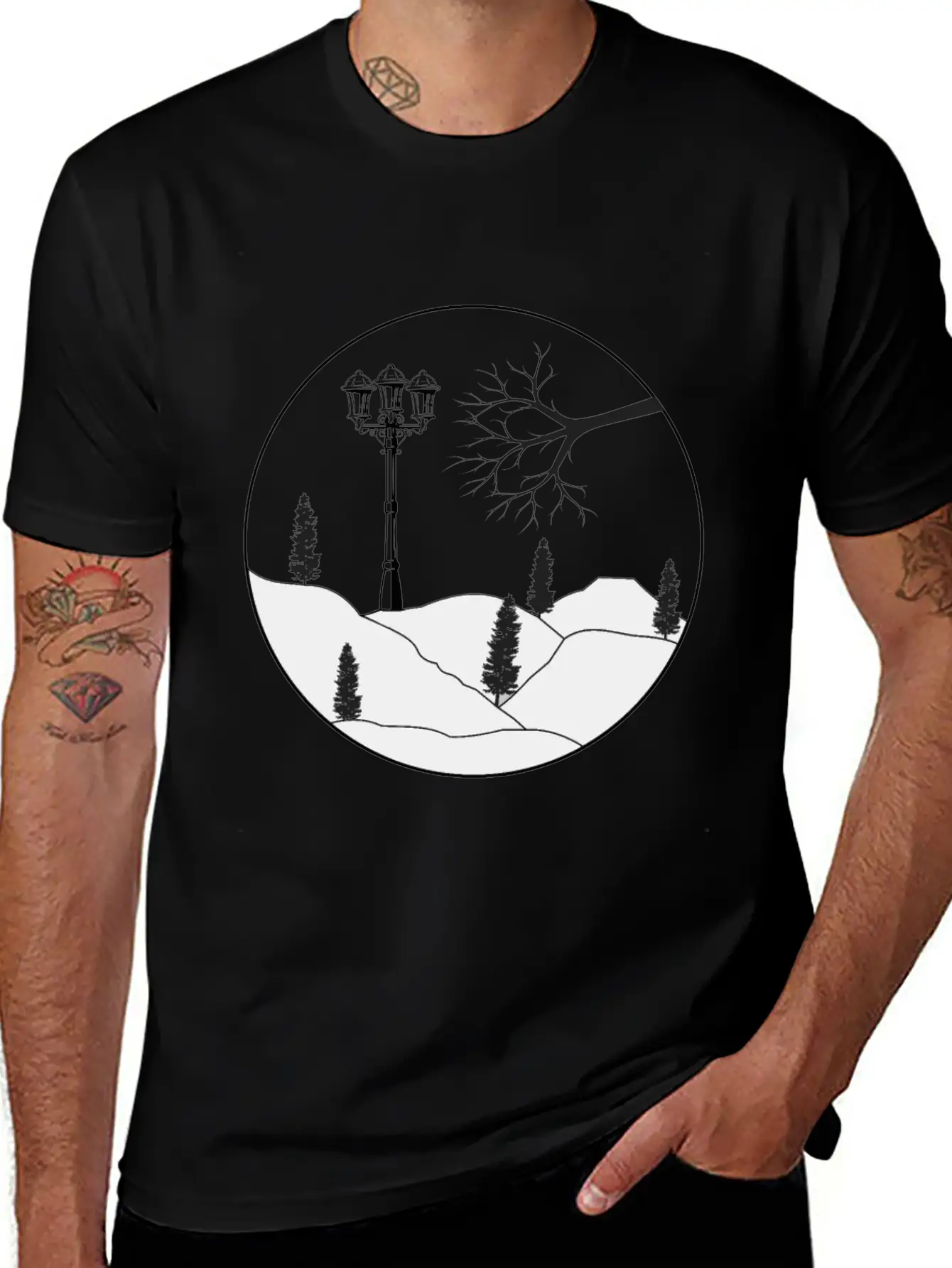 Wild Natural Landscape Art Stylish Everyday T-Shirt – Unisex Basic Cotton Tee