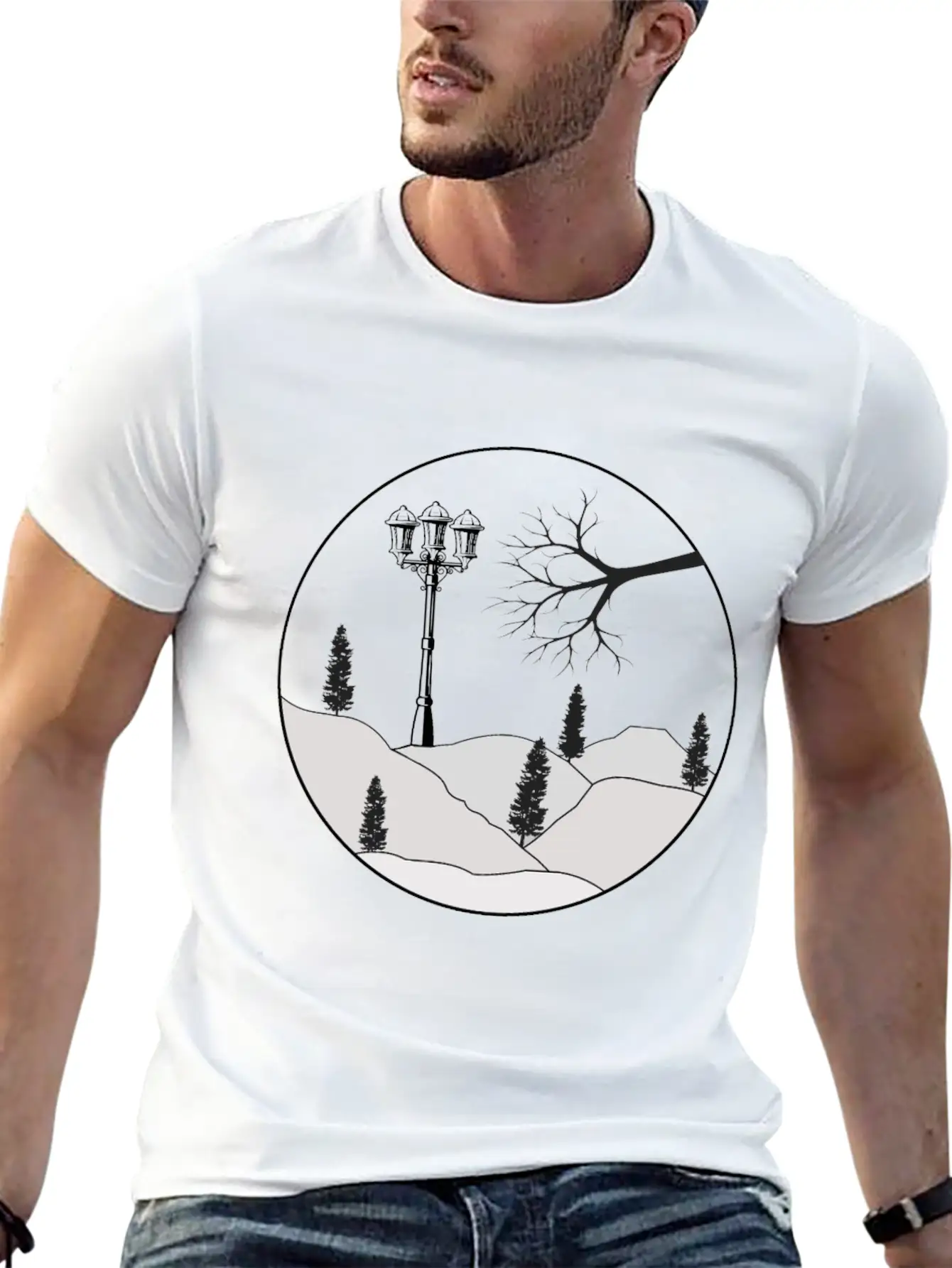Wild Natural Landscape Art Stylish Everyday T-Shirt – Unisex Basic Cotton Tee