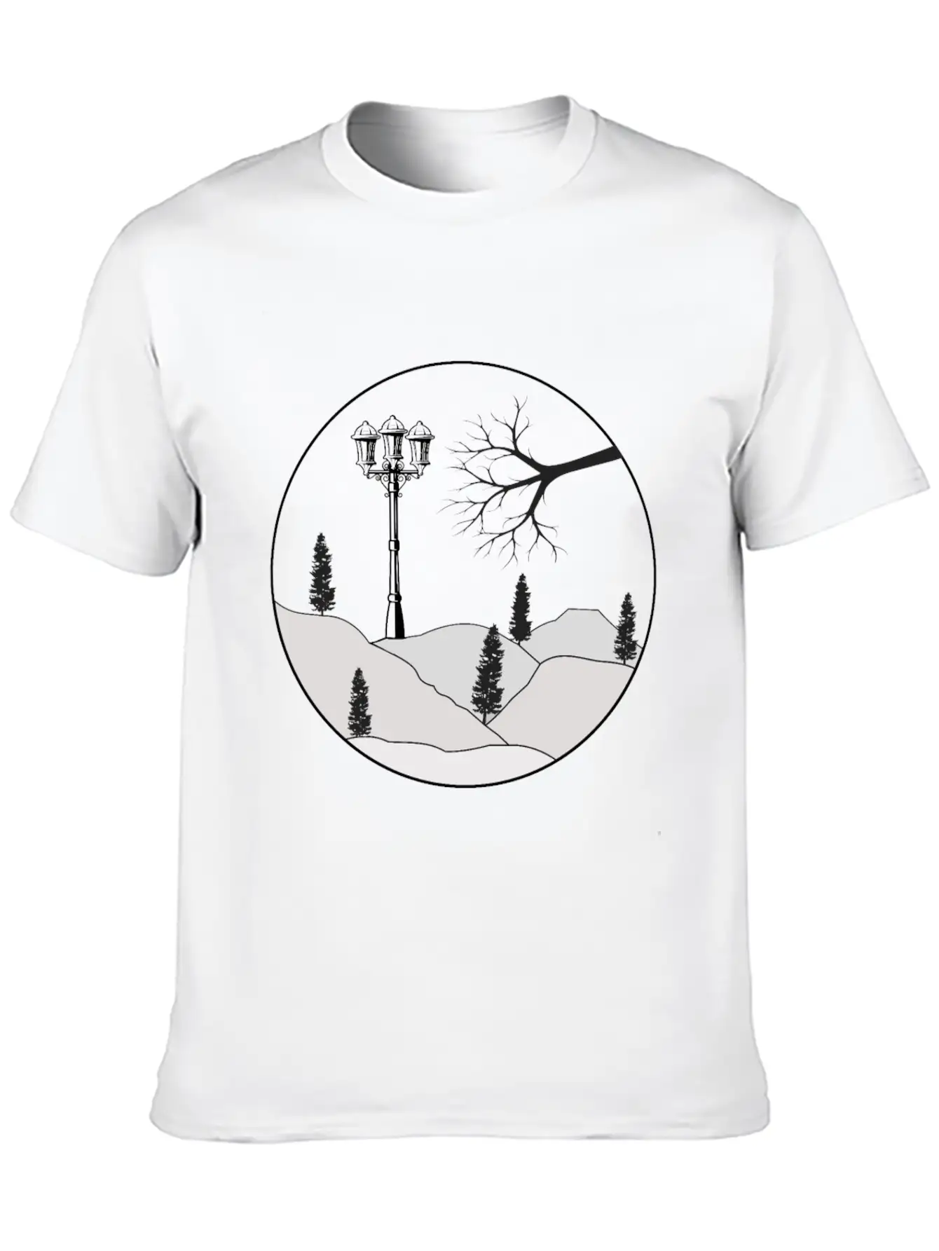 Wild Natural Landscape Art Stylish Everyday T-Shirt – Unisex Basic Cotton Tee