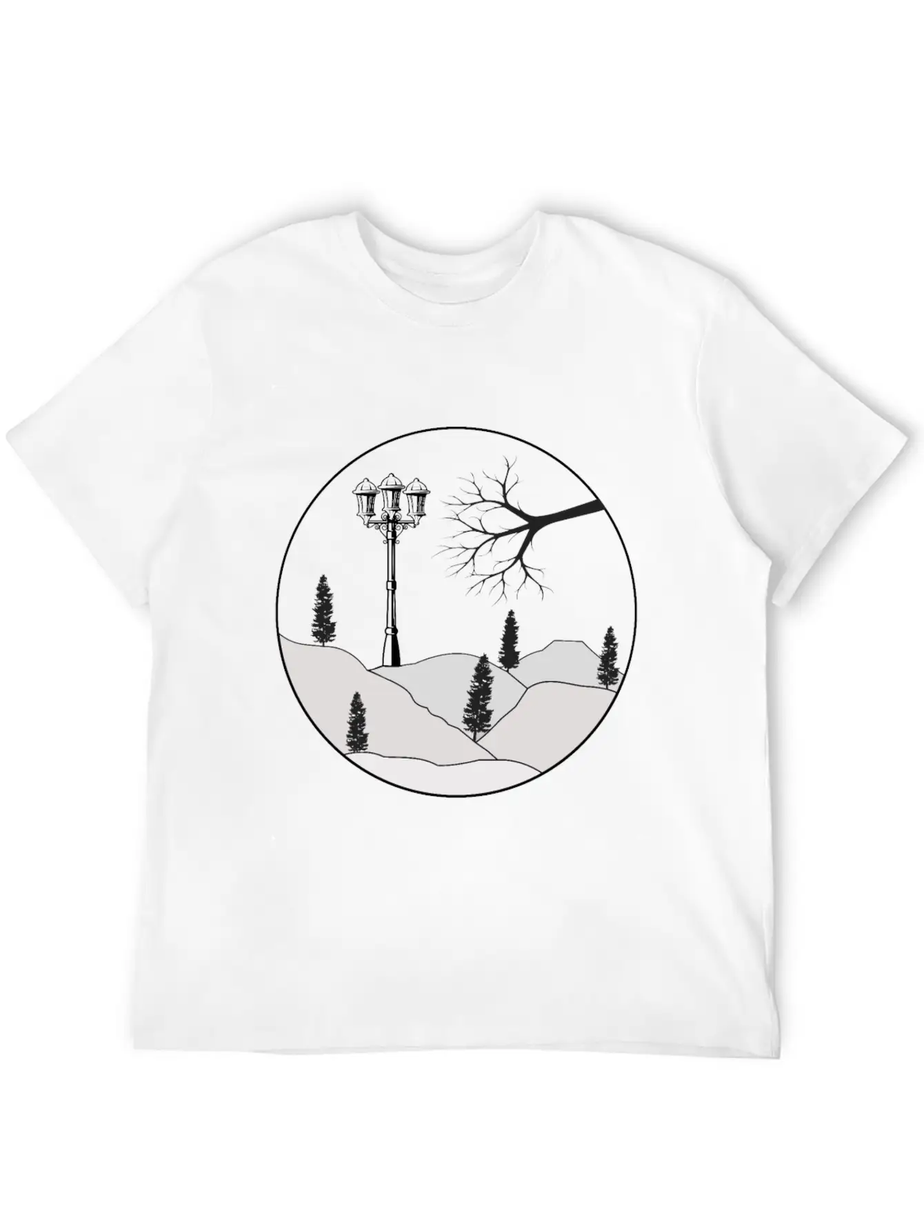 Wild Natural Landscape Art Stylish Everyday T-Shirt – Unisex Basic Cotton Tee
