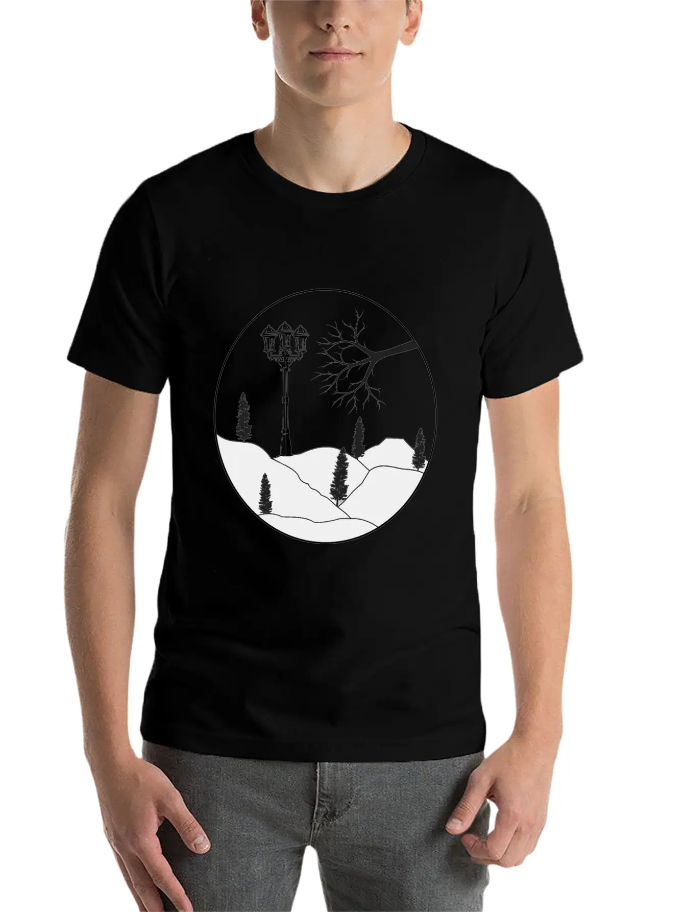 Wild Natural Landscape Art Stylish Everyday T-Shirt – Unisex Basic Cotton Tee