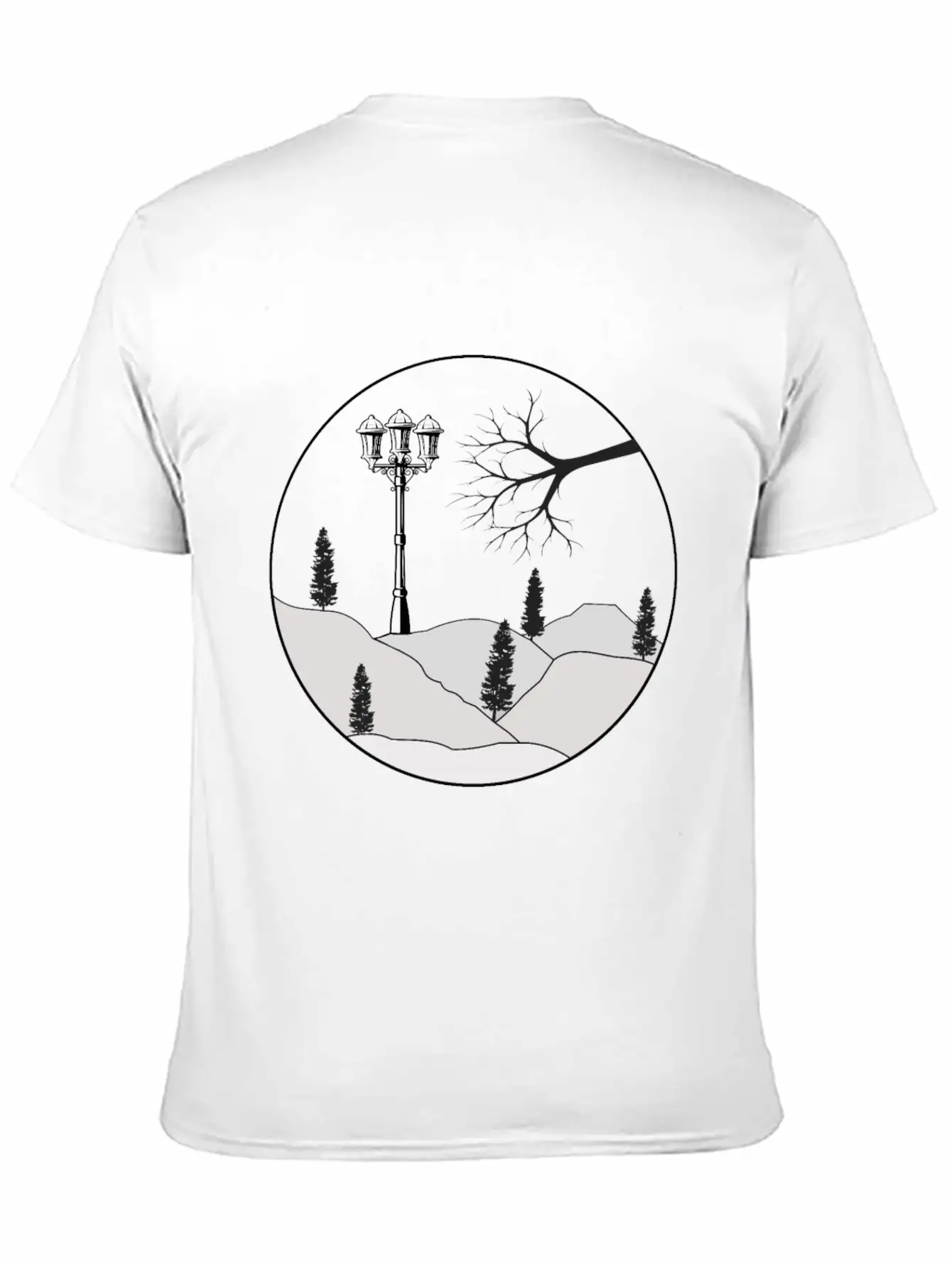 Wild Natural Landscape Art Stylish Everyday T-Shirt – Unisex Basic Cotton Tee