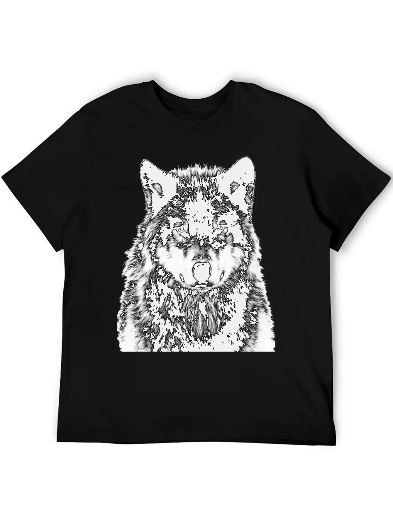 Wild Wolf Relaxed Everyday Tee – Lightweight And Durable Cotton