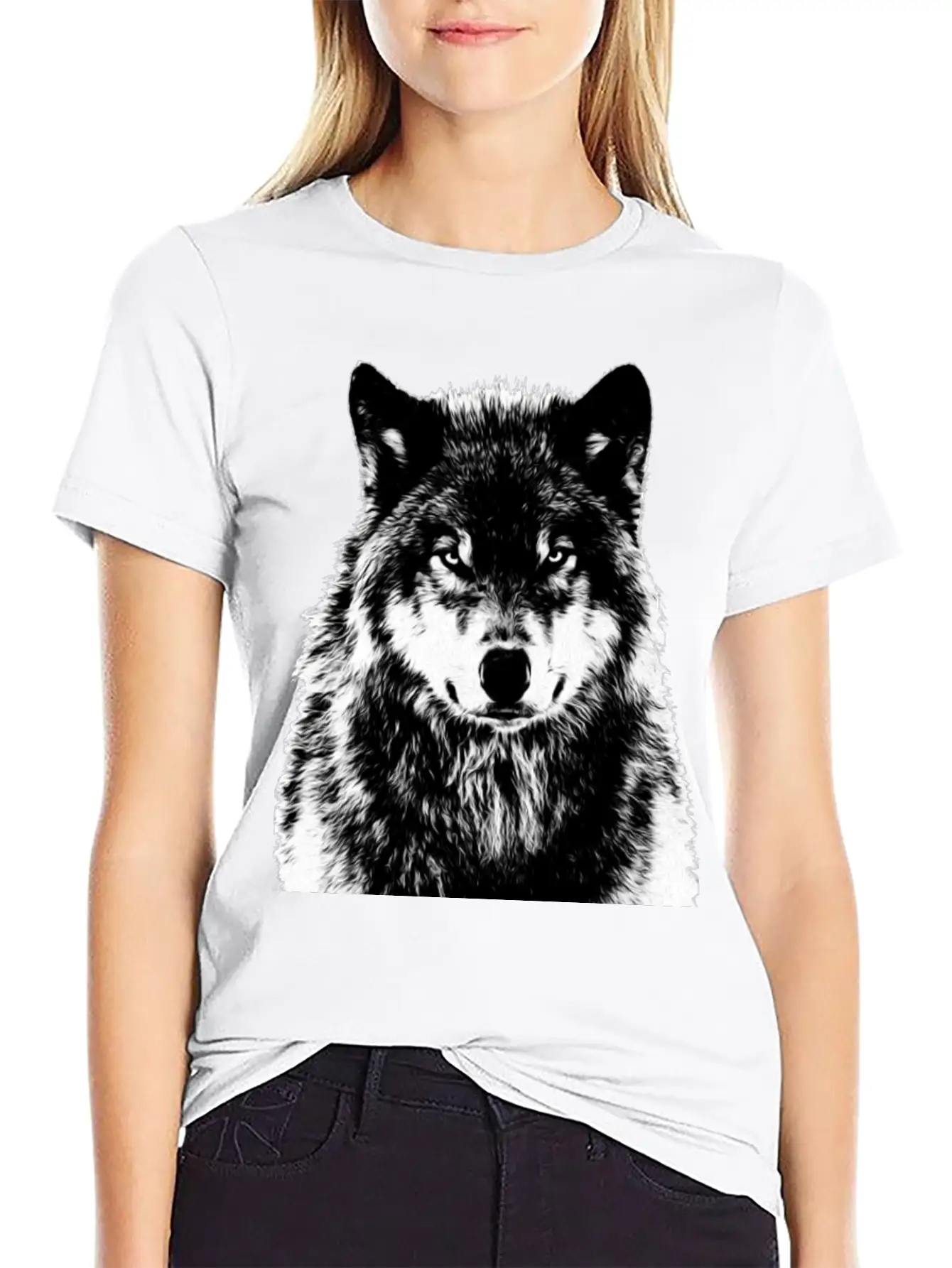 Wild Wolf Relaxed Everyday Tee – Lightweight And Durable Cotton