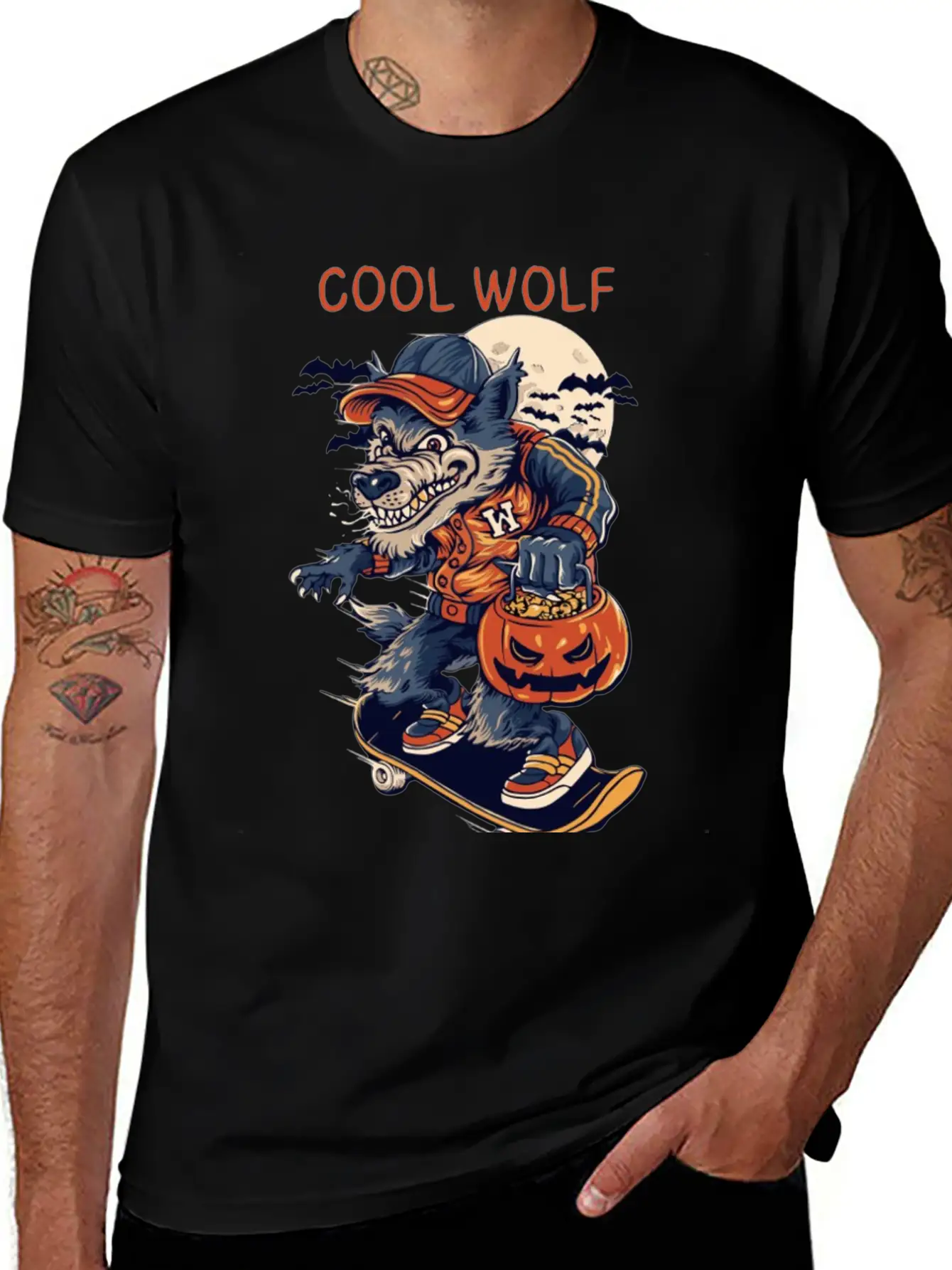 Wild Wolf Spirit Stylish Everyday T-Shirt – Unisex Basic Cotton Tee