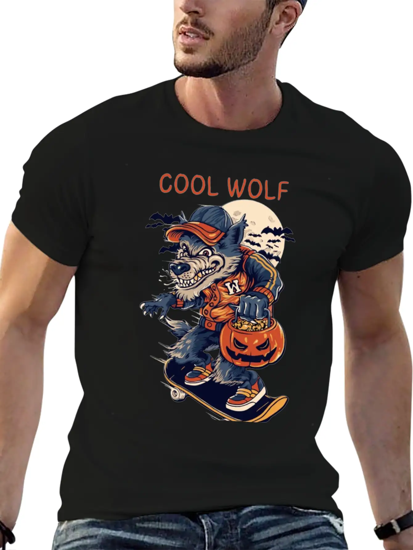 Wild Wolf Spirit Stylish Everyday T-Shirt – Unisex Basic Cotton Tee
