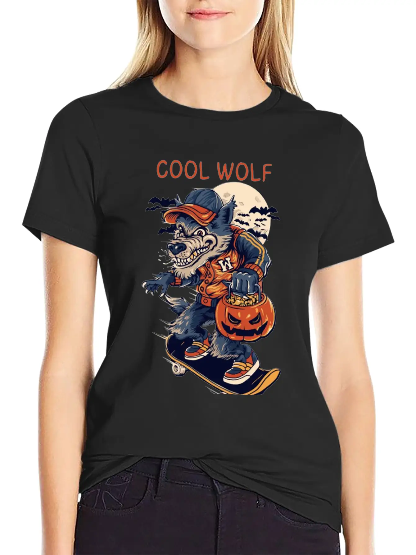 Wild Wolf Spirit Stylish Everyday T-Shirt – Unisex Basic Cotton Tee