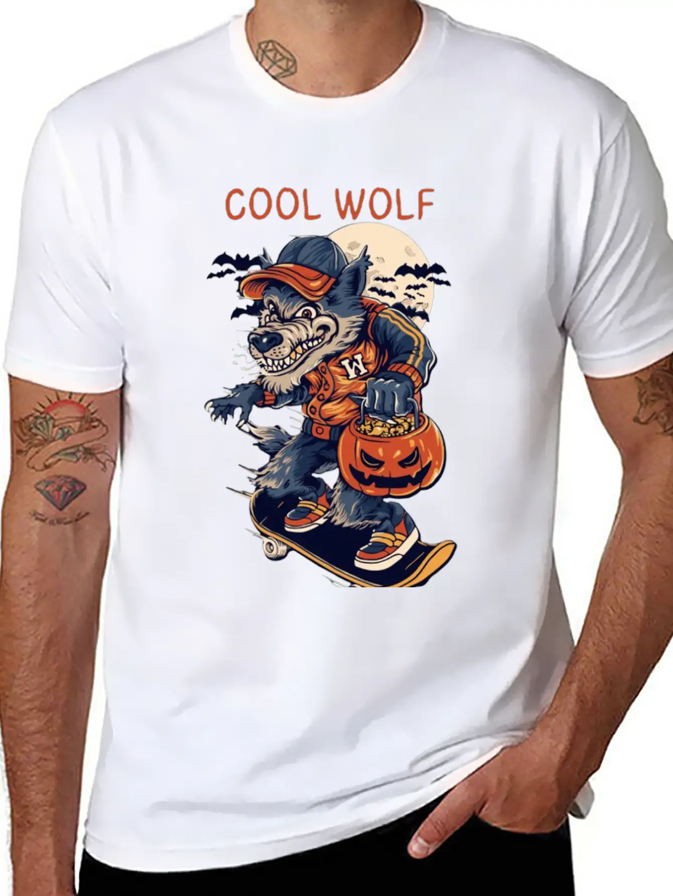 Wild Wolf Spirit Stylish Everyday T-Shirt – Unisex Basic Cotton Tee