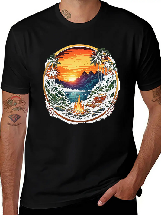 Wilderness Adventure Amidst Tropical Forest Timeless Short Sleeve Tee – Comfy And Minimalist Design