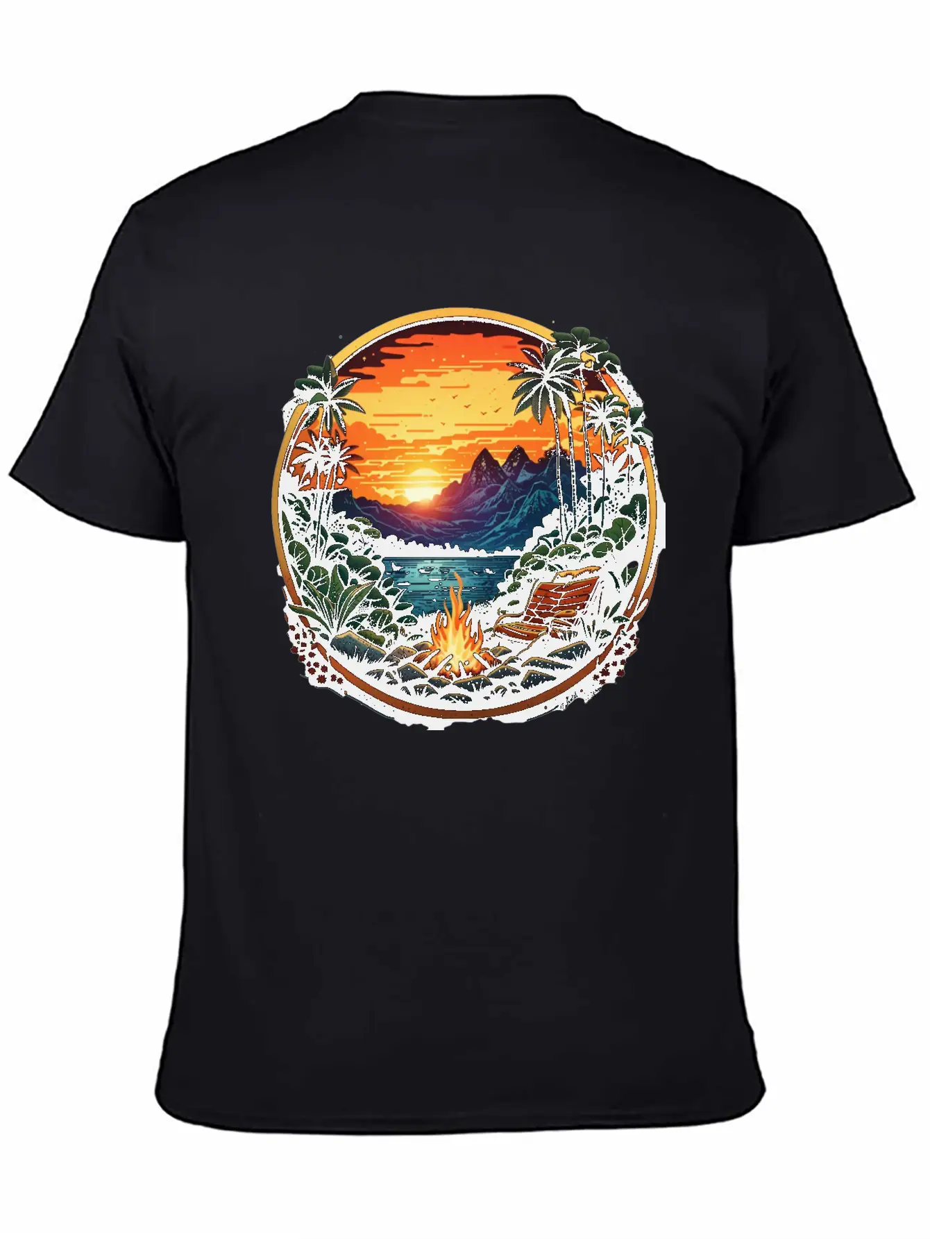 Wilderness Adventure Amidst Tropical Forest Timeless Short Sleeve Tee – Comfy And Minimalist Design