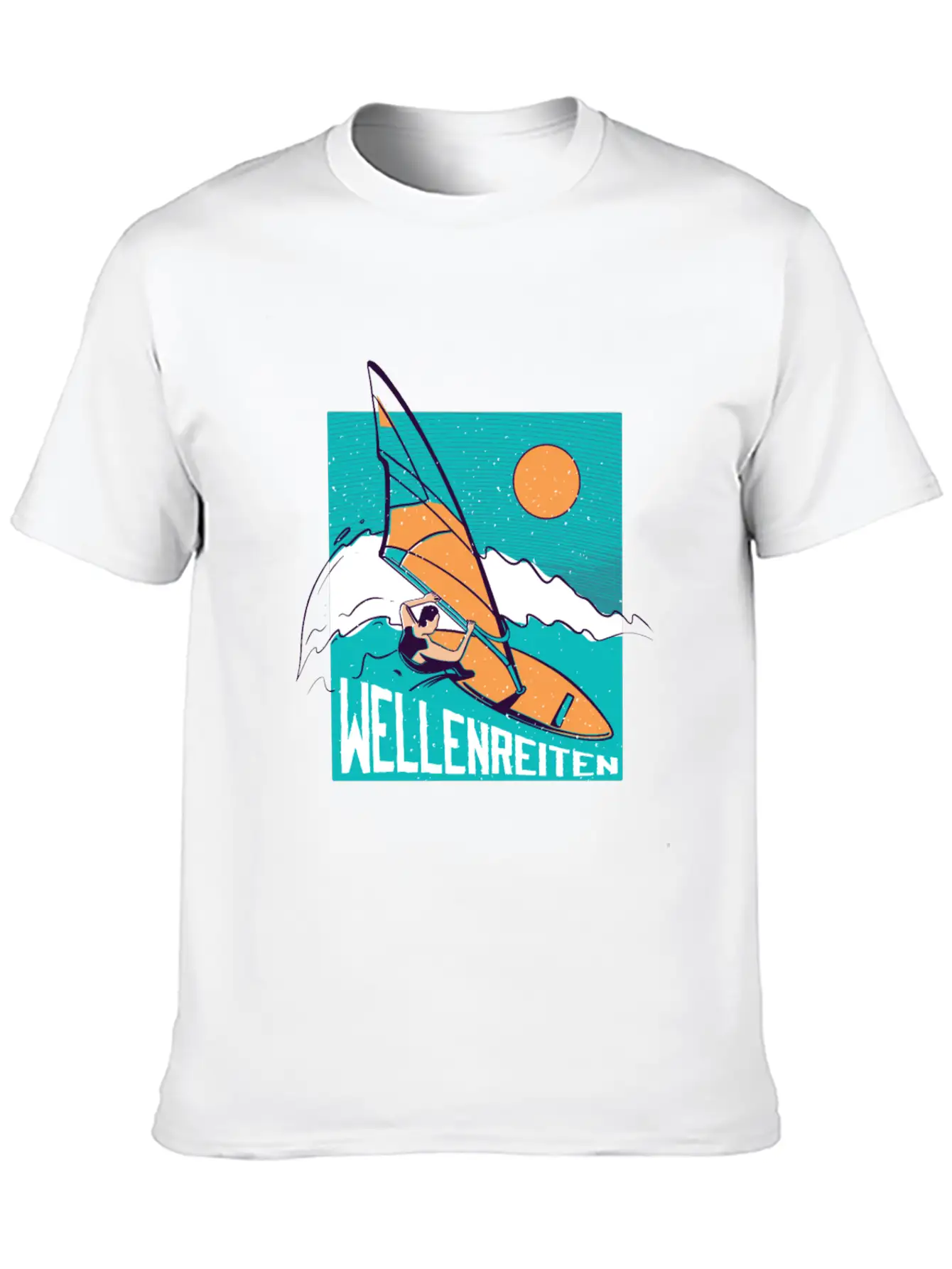 Wind Surfboard Surf Tshirt Gift T Shirt Essential Unisex Summer Tee – Soft Cotton Casual Fit