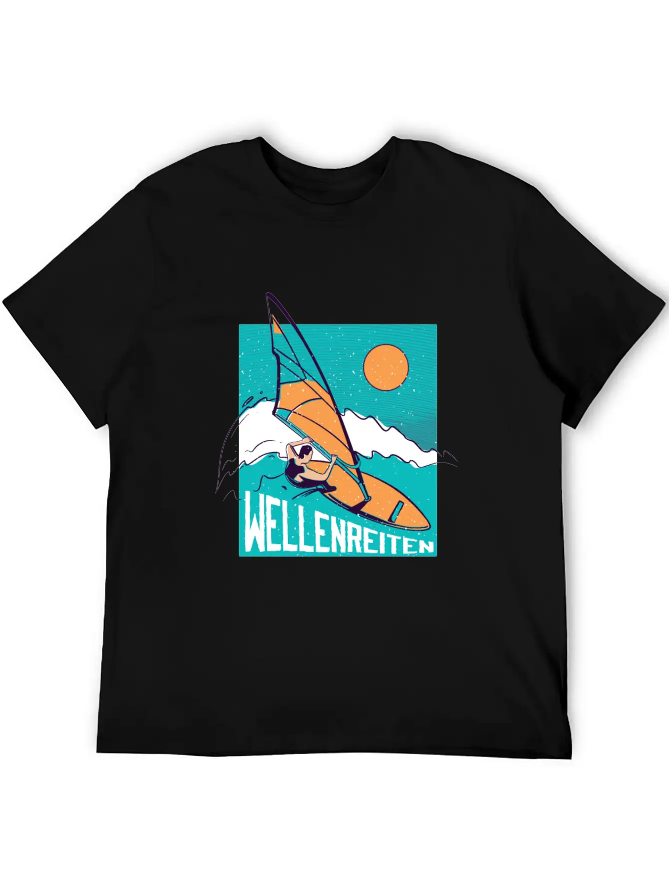 Wind Surfboard Surf Tshirt Gift T Shirt Essential Unisex Summer Tee – Soft Cotton Casual Fit