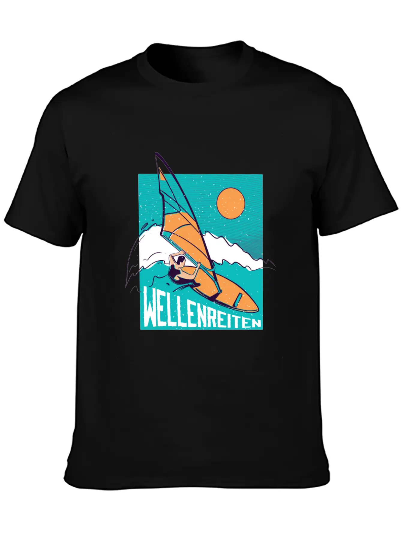 Wind Surfboard Surf Tshirt Gift T Shirt Essential Unisex Summer Tee – Soft Cotton Casual Fit