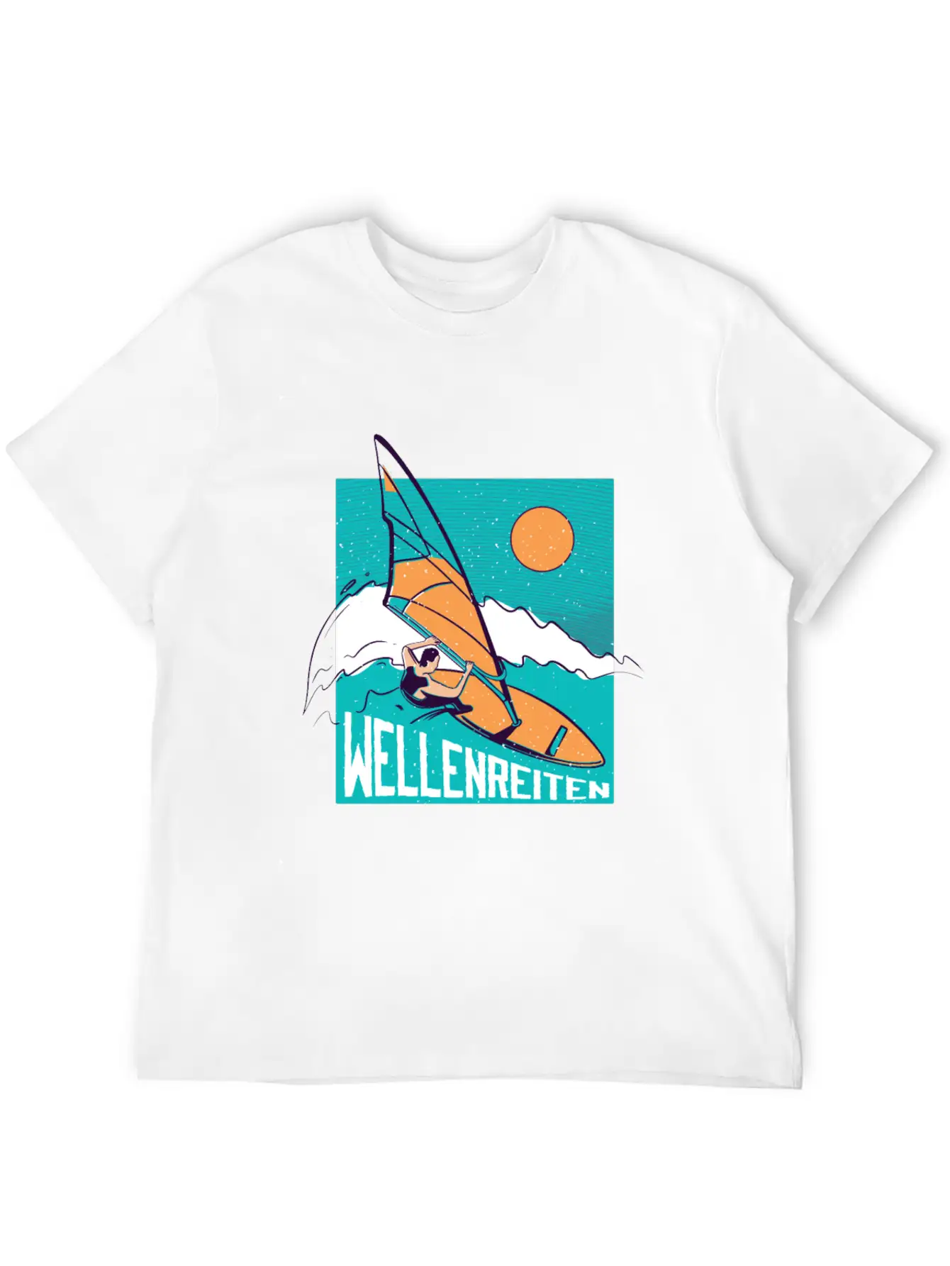 Wind Surfboard Surf Tshirt Gift T Shirt Essential Unisex Summer Tee – Soft Cotton Casual Fit
