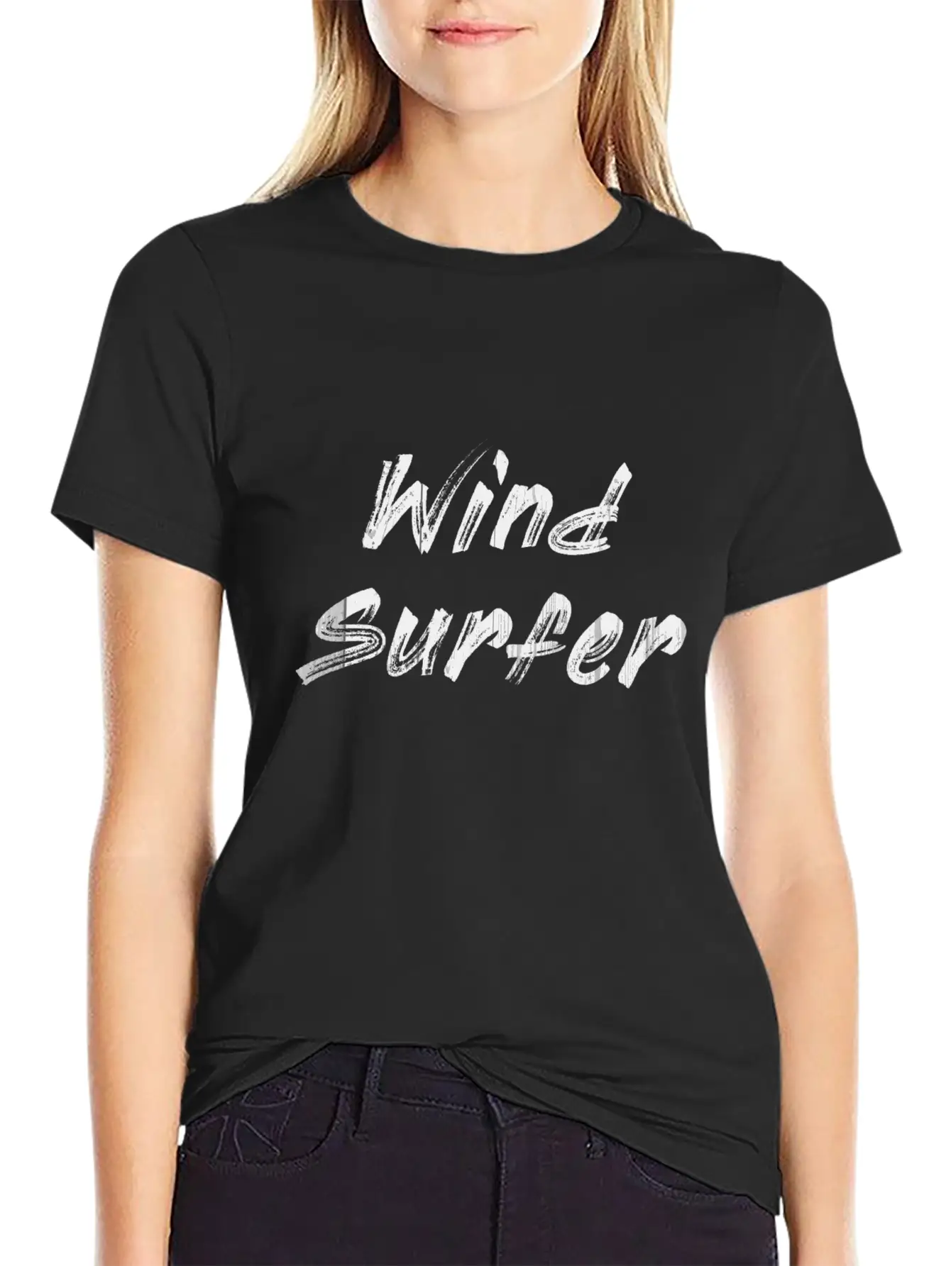 Wind Surfer Unisex Short Sleeve Soft Cotton T-Shirt – Casual Everyday Wear