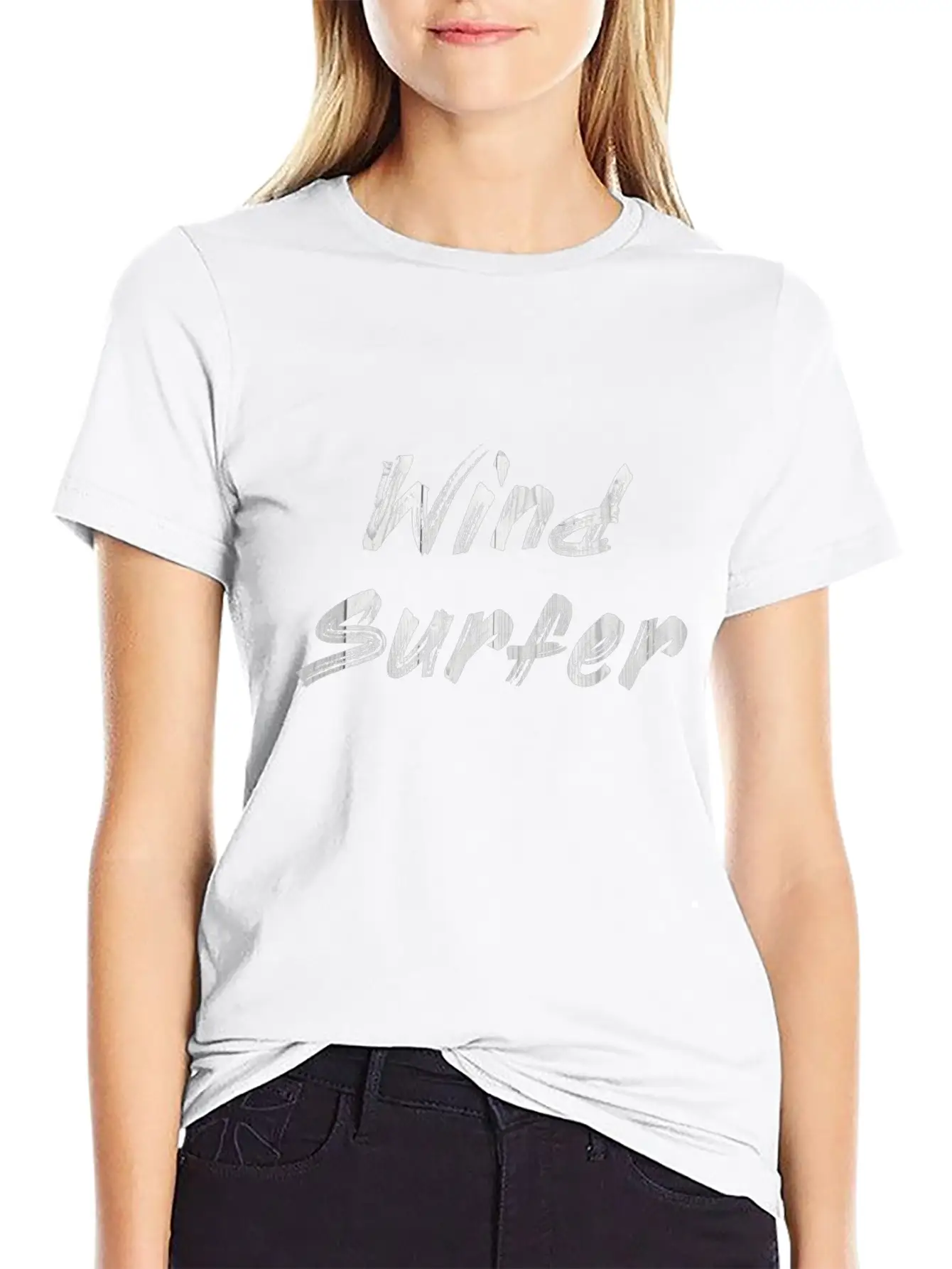 Wind Surfer Unisex Short Sleeve Soft Cotton T-Shirt – Casual Everyday Wear