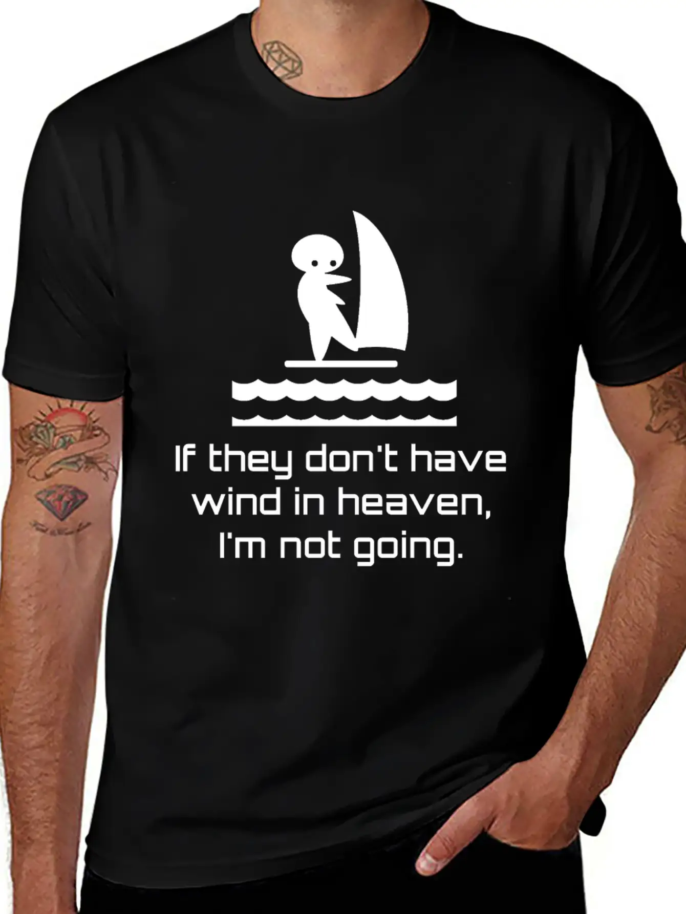 Wind Surfing Timeless Short Sleeve Tee – Comfy And Minimalist Design