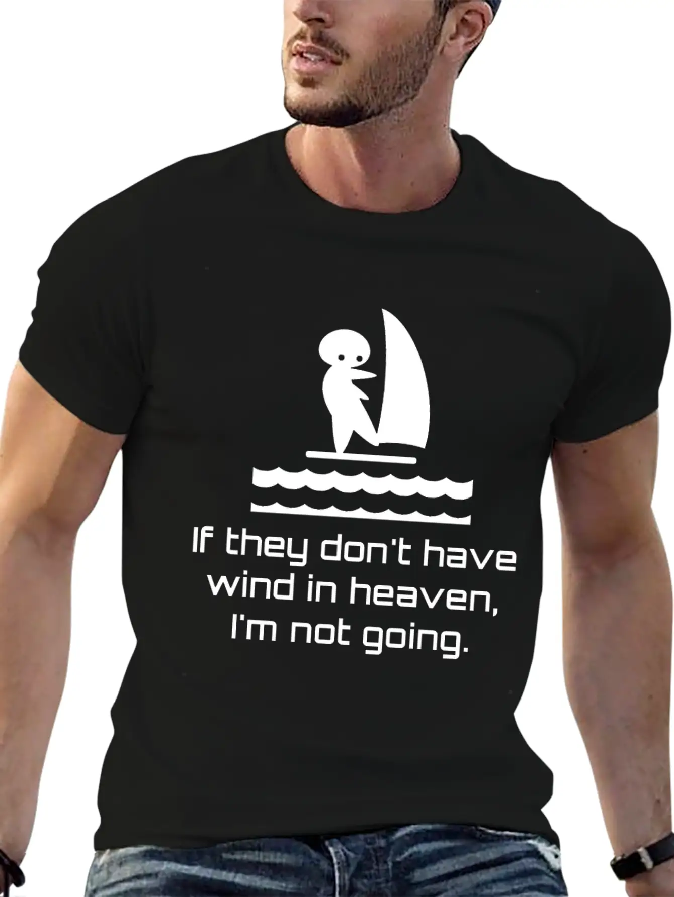 Wind Surfing Timeless Short Sleeve Tee – Comfy And Minimalist Design