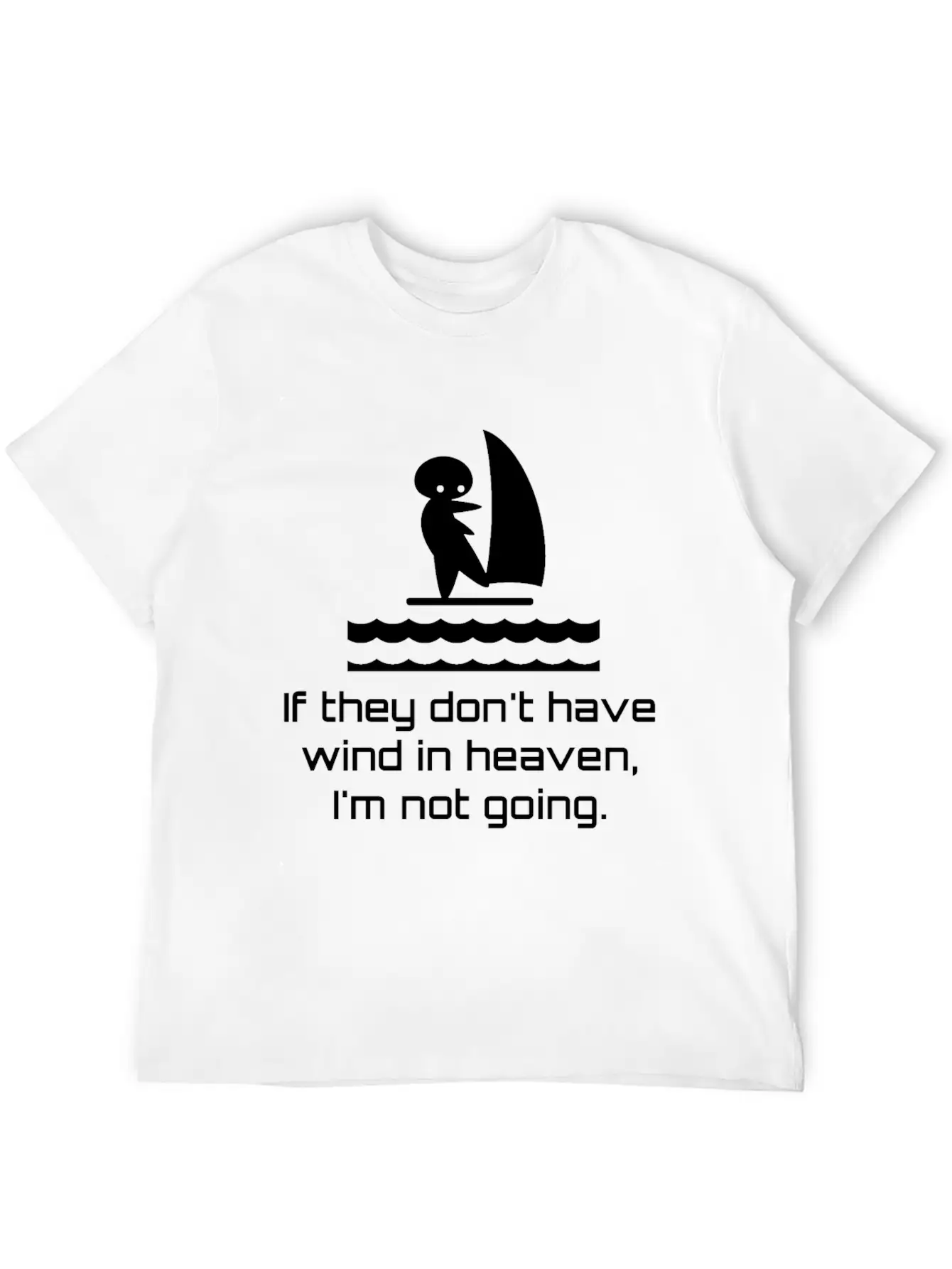 Wind Surfing Timeless Short Sleeve Tee – Comfy And Minimalist Design