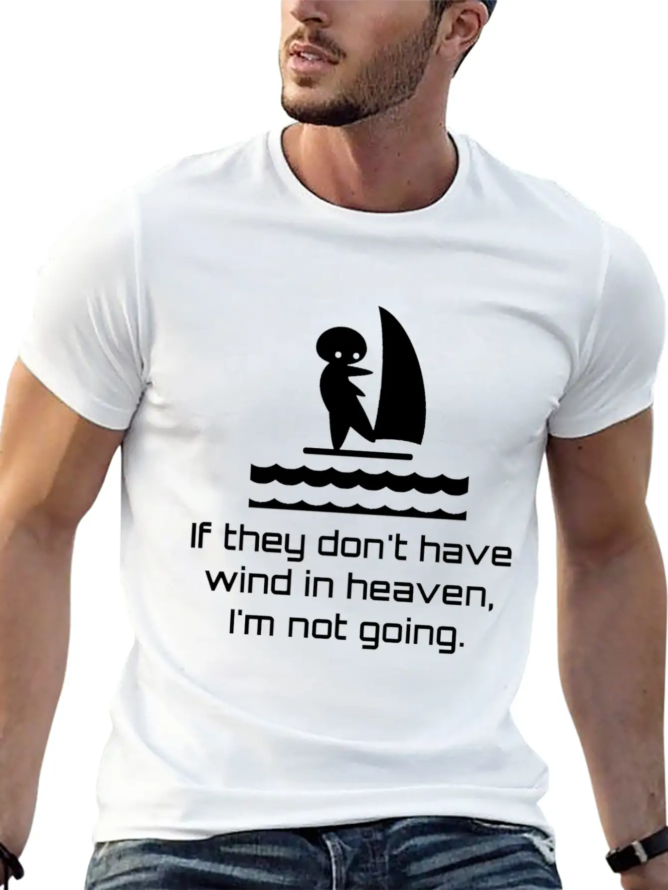 Wind Surfing Timeless Short Sleeve Tee – Comfy And Minimalist Design