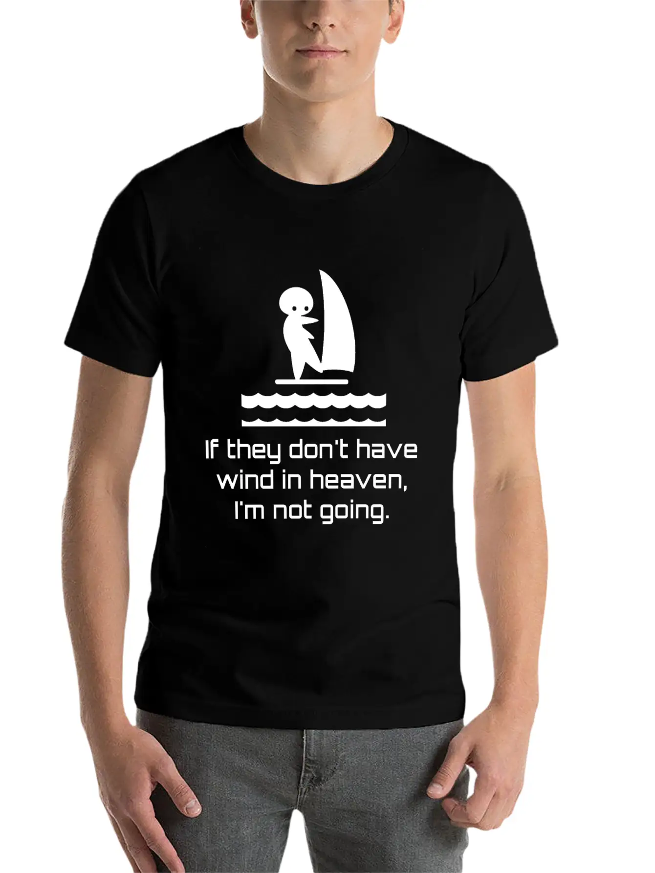 Wind Surfing Timeless Short Sleeve Tee – Comfy And Minimalist Design