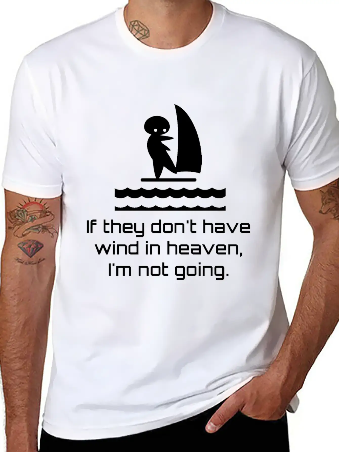 Wind Surfing Timeless Short Sleeve Tee – Comfy And Minimalist Design