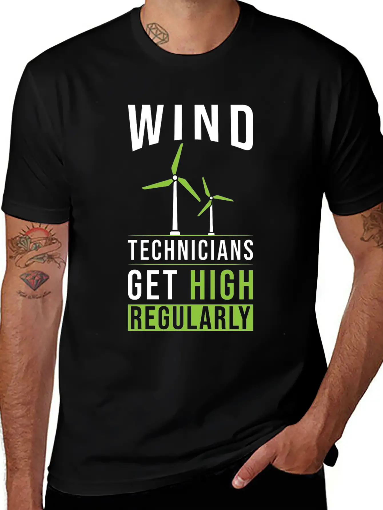 Wind Turbine Technician Gift Timeless Short Sleeve Tee – Comfy And Minimalist Design