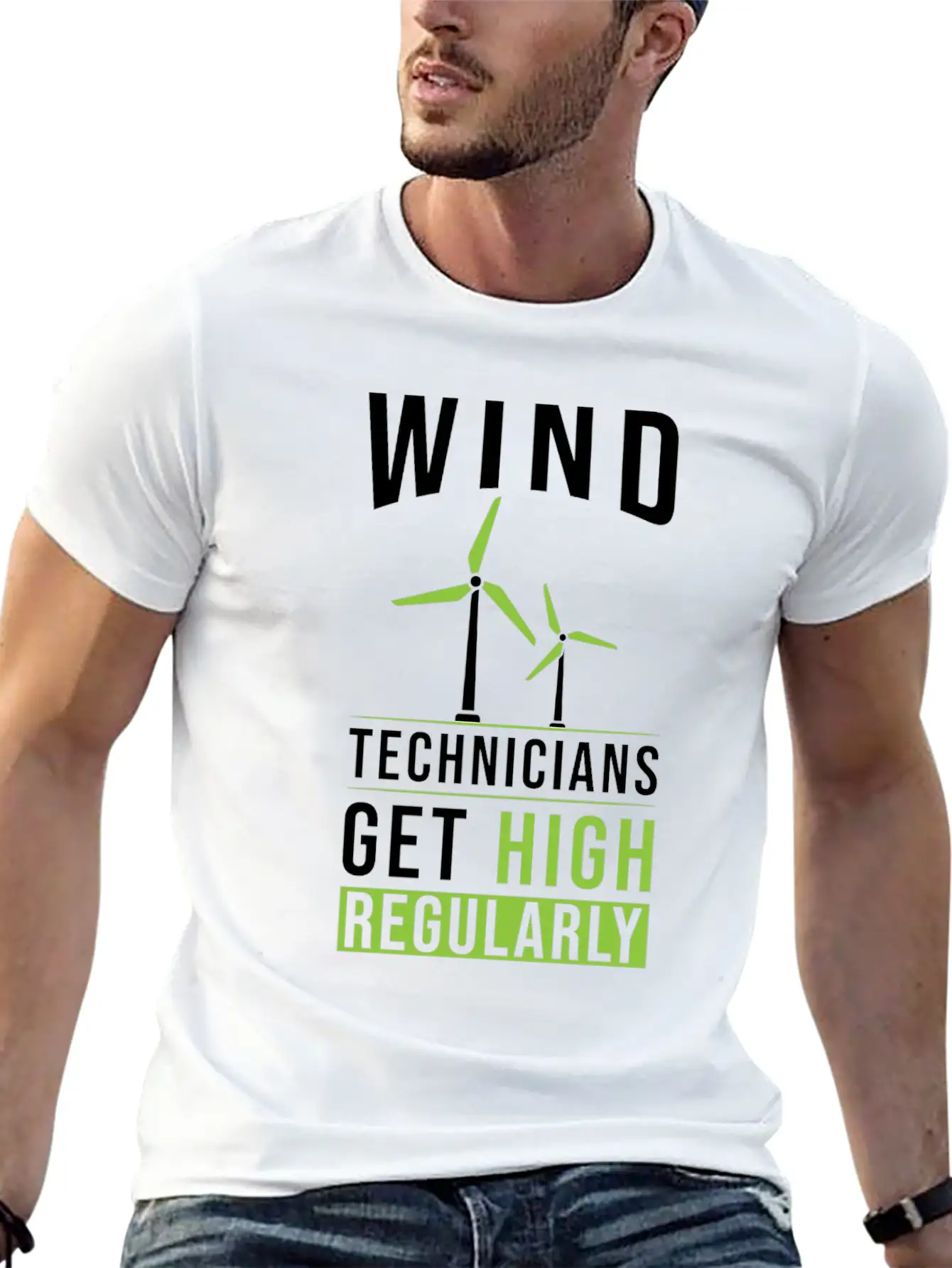 Wind Turbine Technician Gift Timeless Short Sleeve Tee – Comfy And Minimalist Design