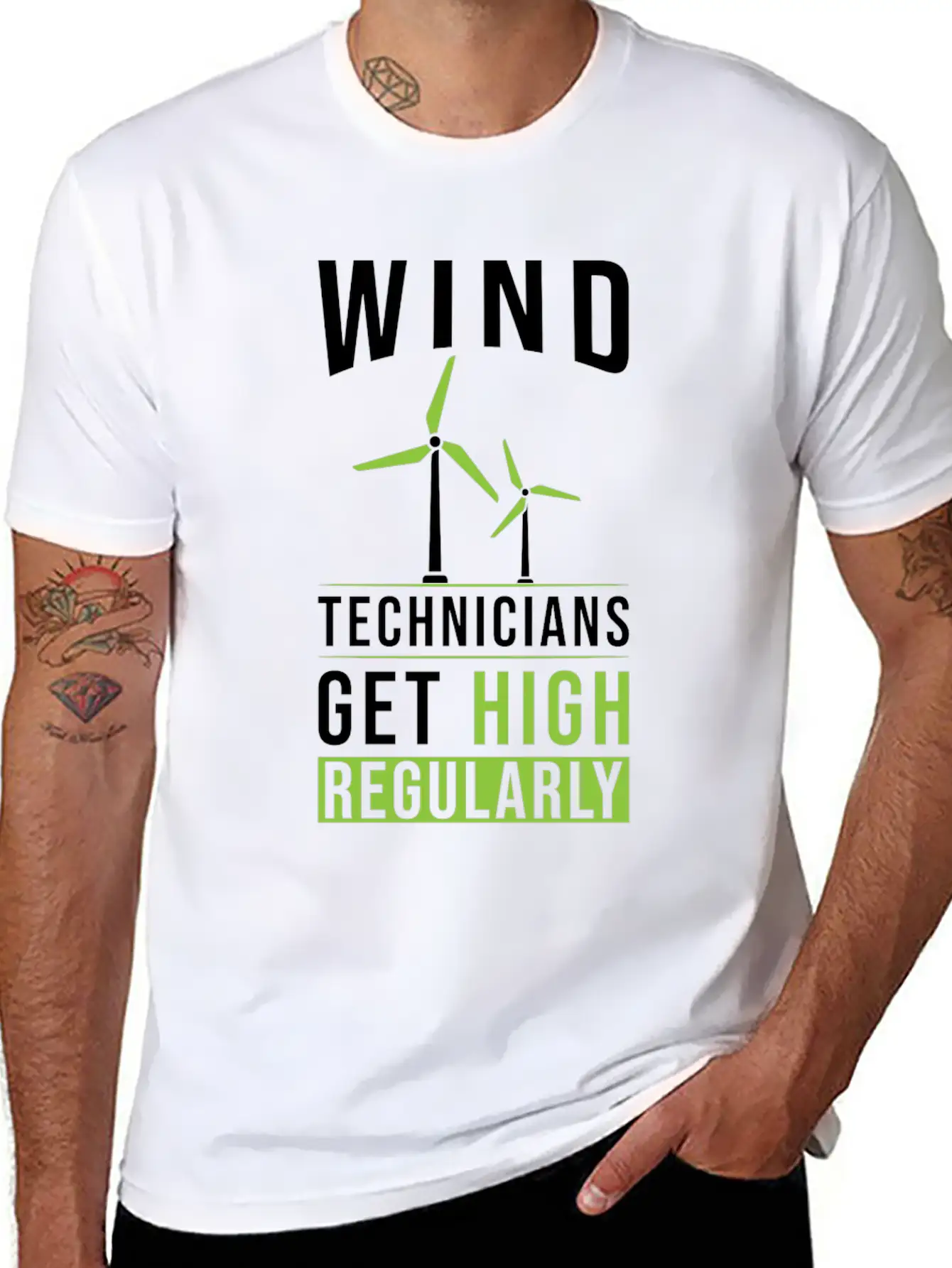 Wind Turbine Technician Gift Timeless Short Sleeve Tee – Comfy And Minimalist Design