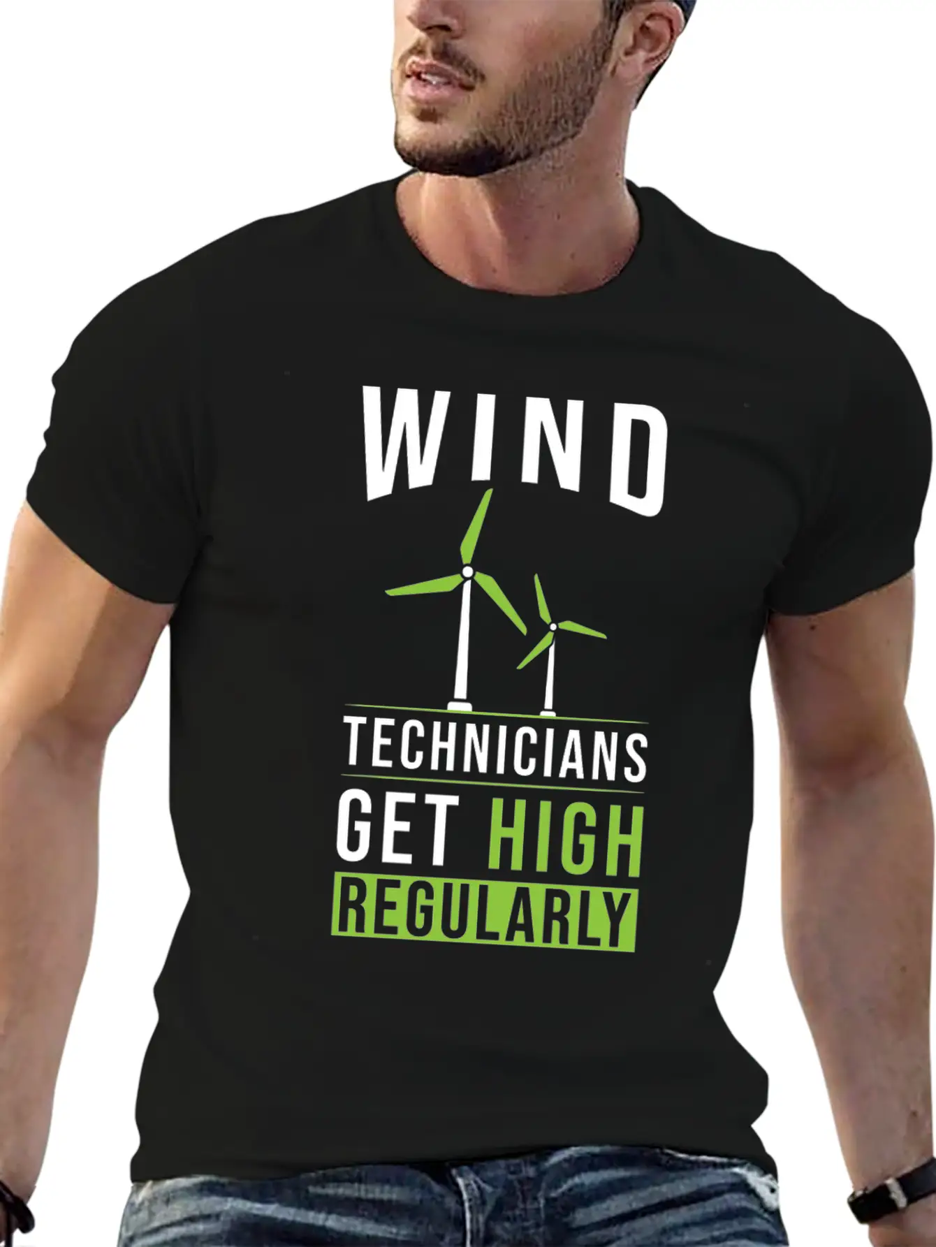 Wind Turbine Technician Gift Timeless Short Sleeve Tee – Comfy And Minimalist Design