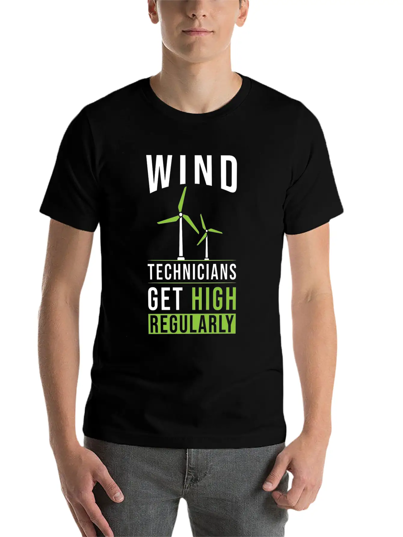 Wind Turbine Technician Gift Timeless Short Sleeve Tee – Comfy And Minimalist Design