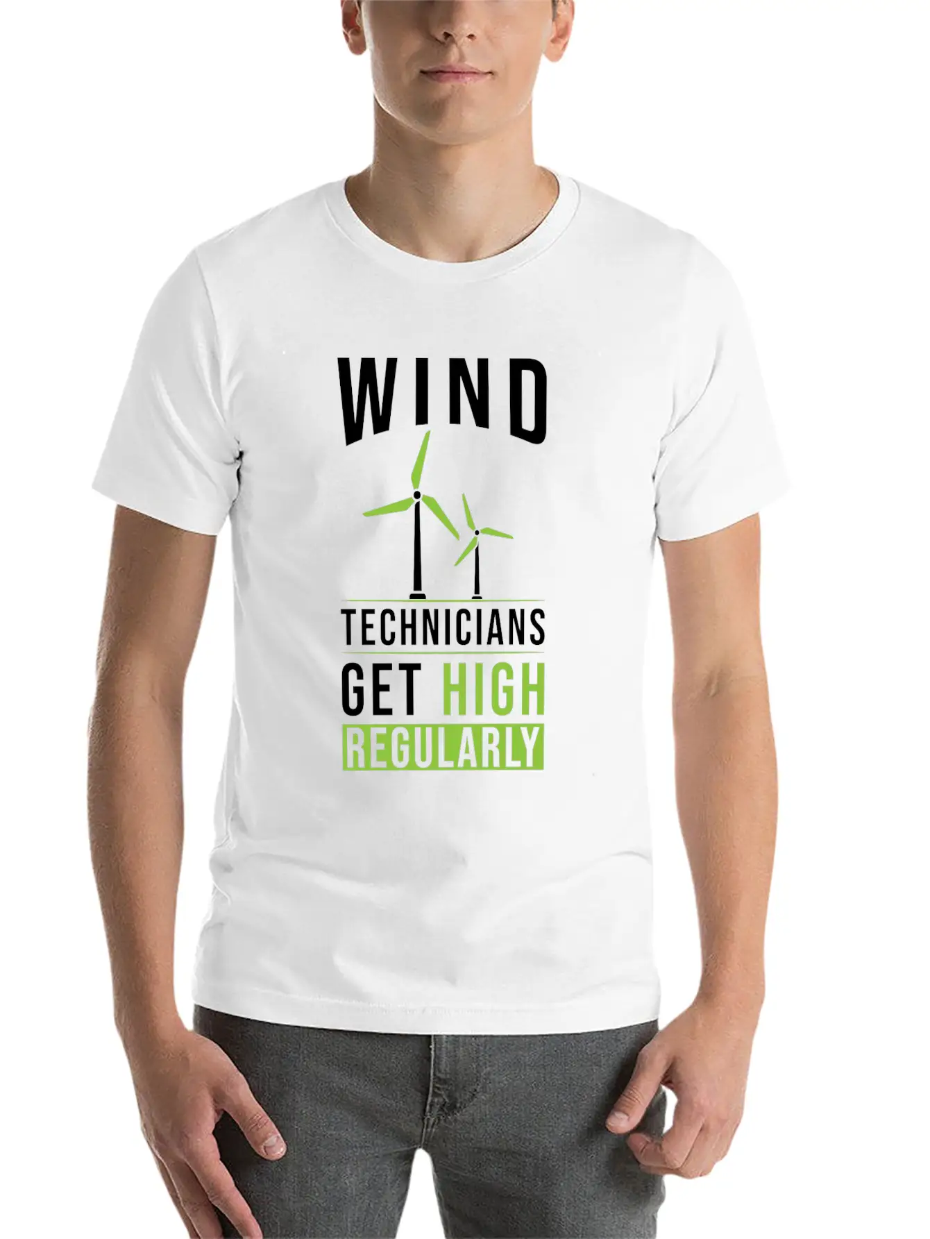 Wind Turbine Technician Gift Timeless Short Sleeve Tee – Comfy And Minimalist Design