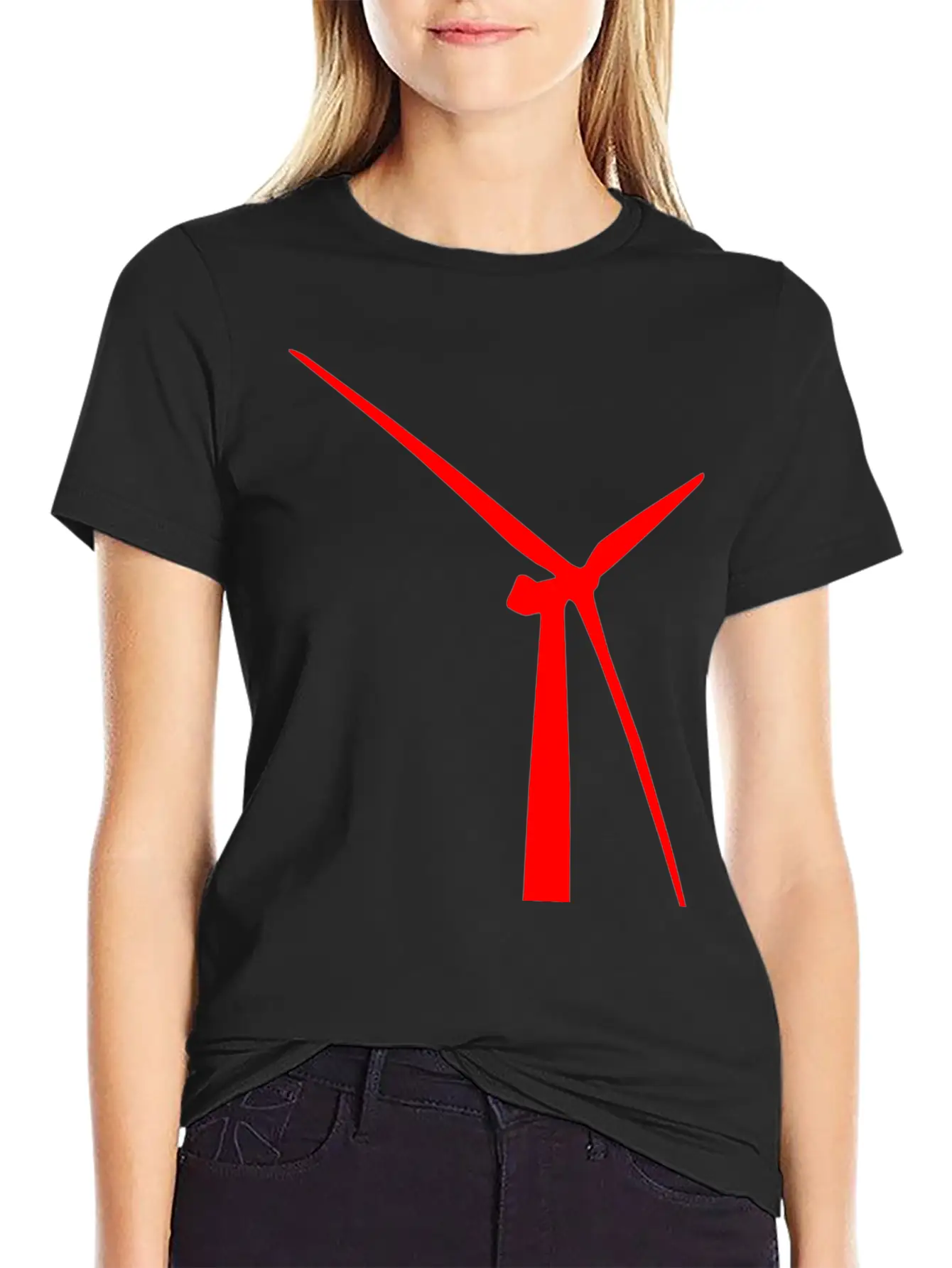 Windmill Windmuehle Wind Turbine Windrad40 Unisex Short Sleeve Soft Cotton T-Shirt – Casual Everyday Wear