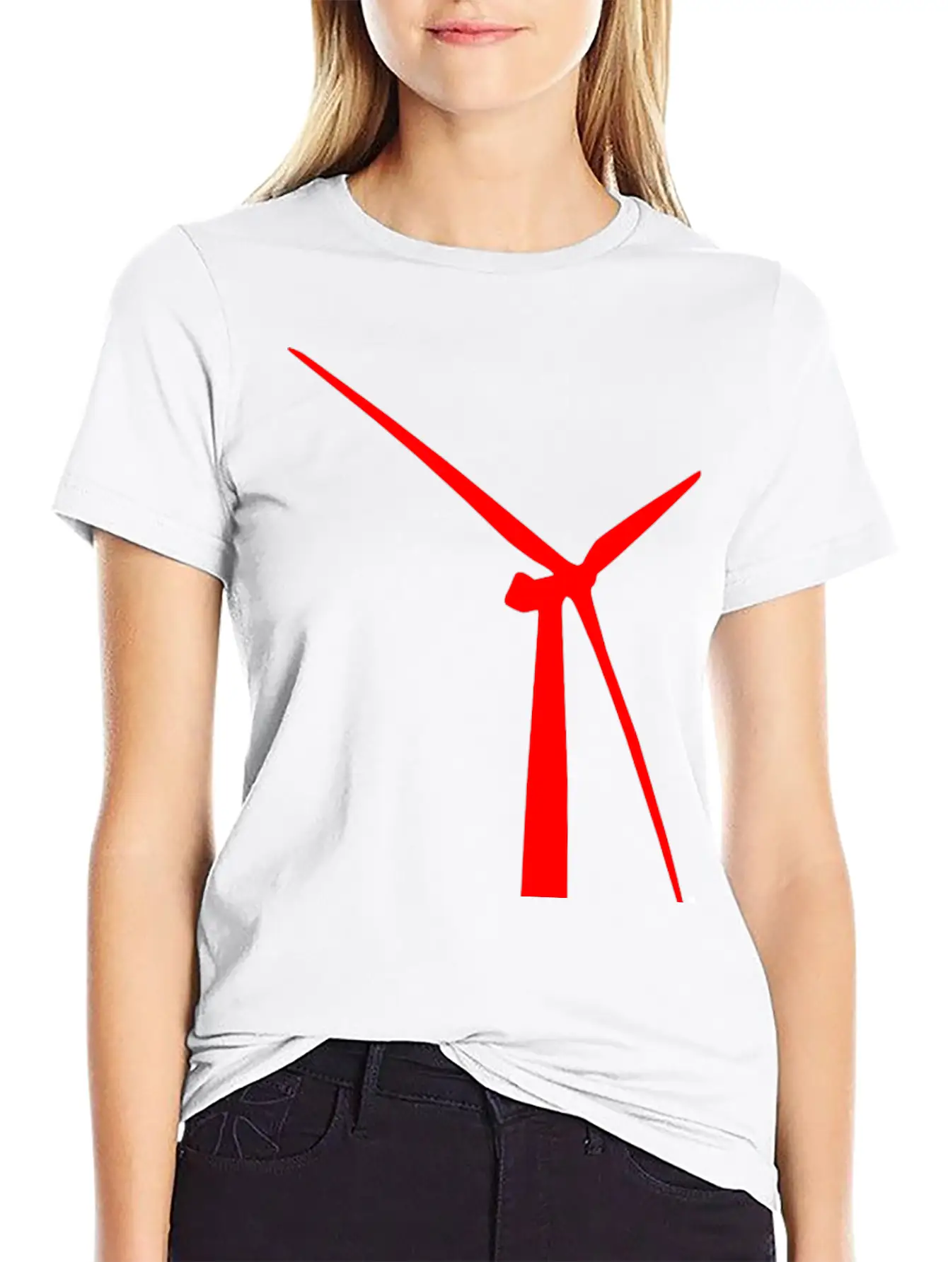 Windmill Windmuehle Wind Turbine Windrad40 Unisex Short Sleeve Soft Cotton T-Shirt – Casual Everyday Wear