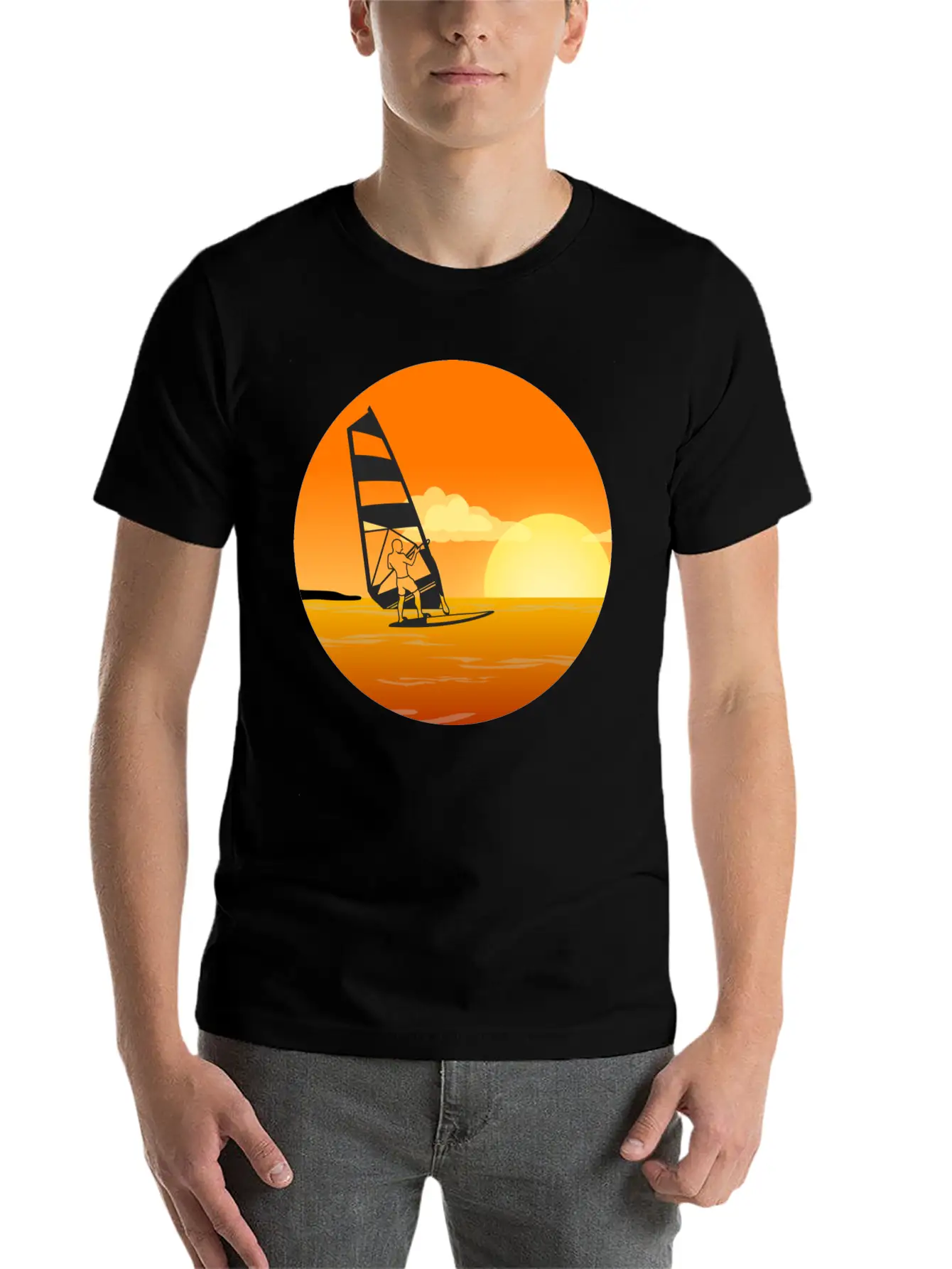 Windsurfing Relaxed Everyday Tee – Lightweight And Durable Cotton