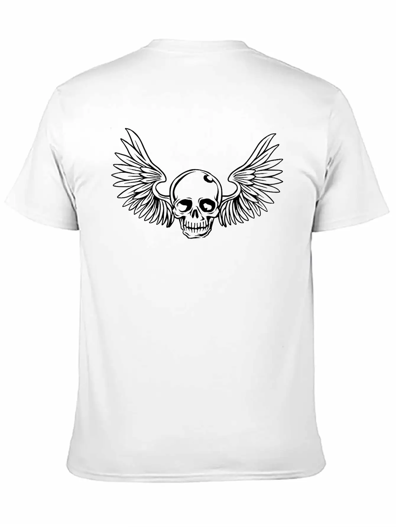 Winged Skulls Stylish Everyday T-Shirt – Unisex Basic Cotton Tee