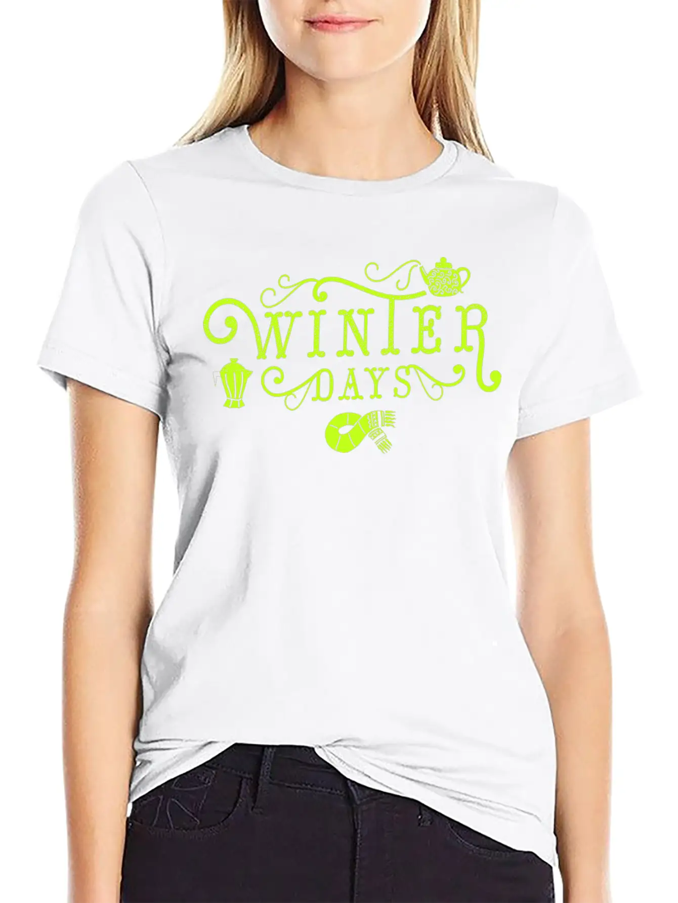Winter Days Winter Days Warm Tightening Cold Snow Unisex Short Sleeve Soft Cotton T-Shirt – Casual Everyday Wear