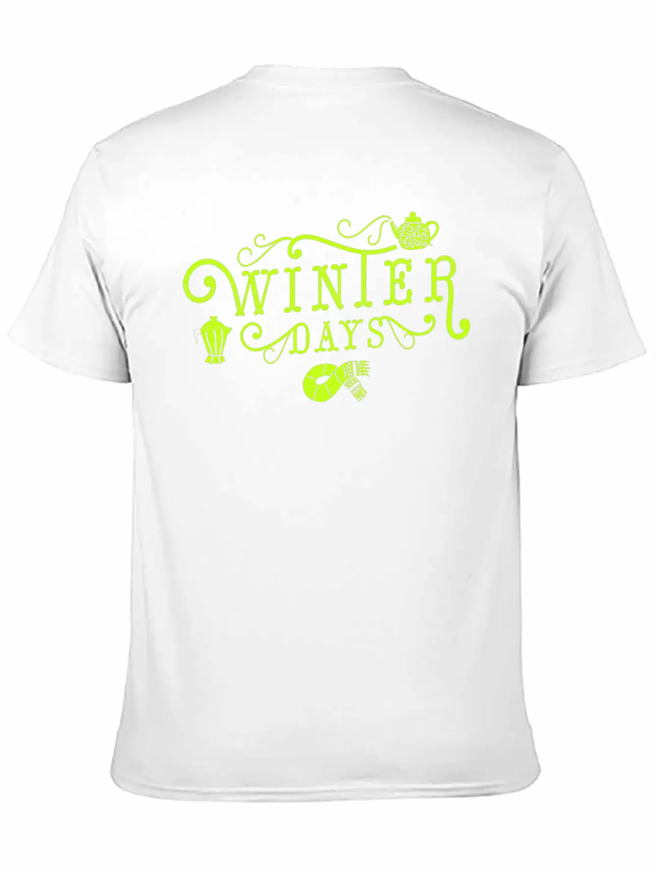 Winter Days Winter Days Warm Tightening Cold Snow Unisex Short Sleeve Soft Cotton T-Shirt – Casual Everyday Wear