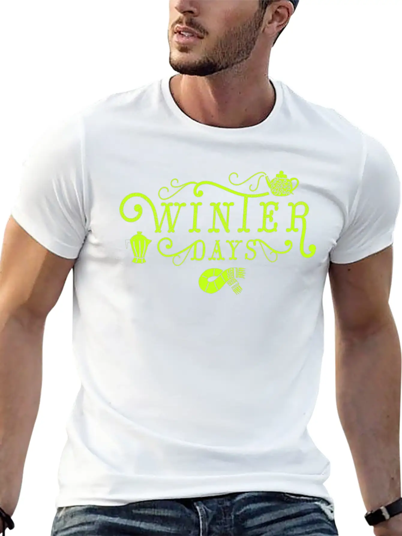 Winter Days Winter Days Warm Tightening Cold Snow Unisex Short Sleeve Soft Cotton T-Shirt – Casual Everyday Wear