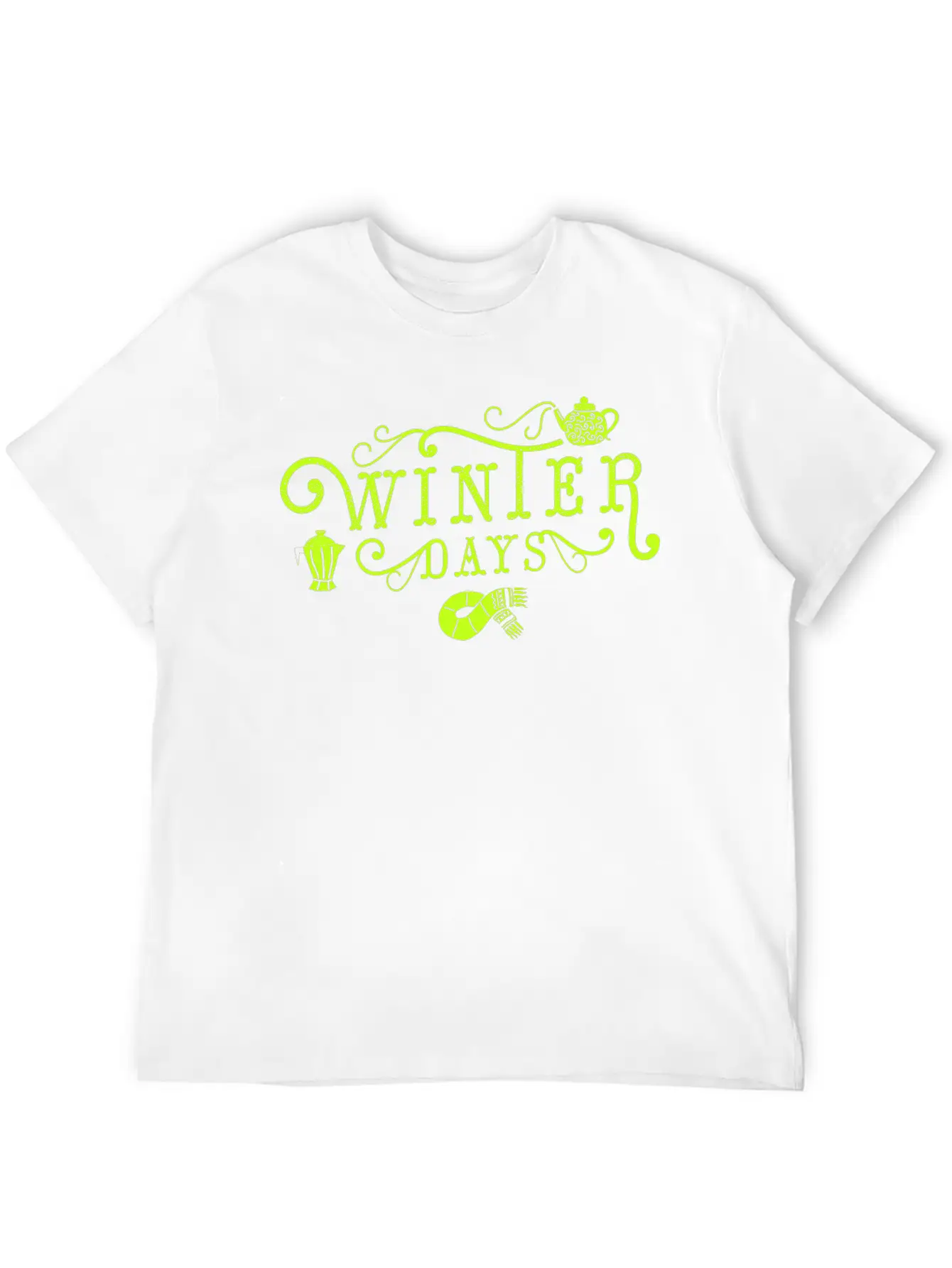 Winter Days Winter Days Warm Tightening Cold Snow Unisex Short Sleeve Soft Cotton T-Shirt – Casual Everyday Wear