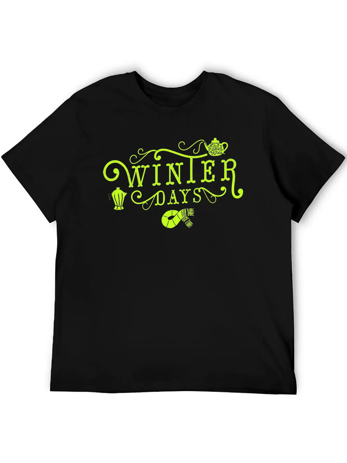 Winter Days Winter Days Warm Tightening Cold Snow Unisex Short Sleeve Soft Cotton T-Shirt – Casual Everyday Wear