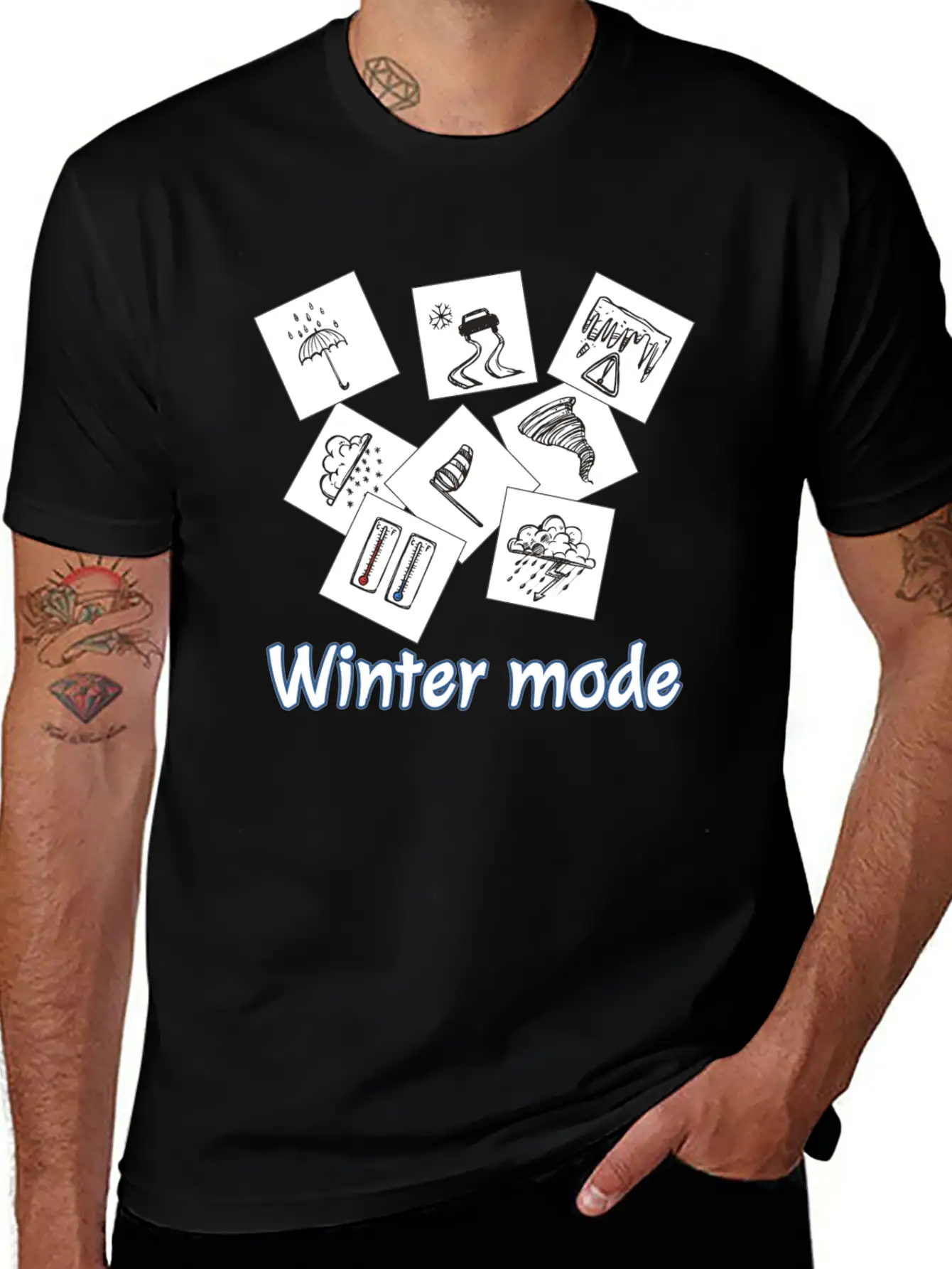Winter Mode Timeless Short Sleeve Tee – Comfy And Minimalist Design