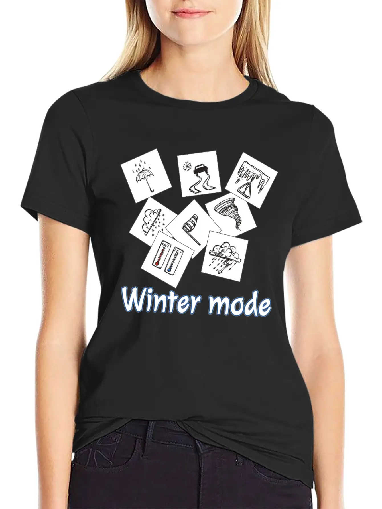 Winter Mode Timeless Short Sleeve Tee – Comfy And Minimalist Design