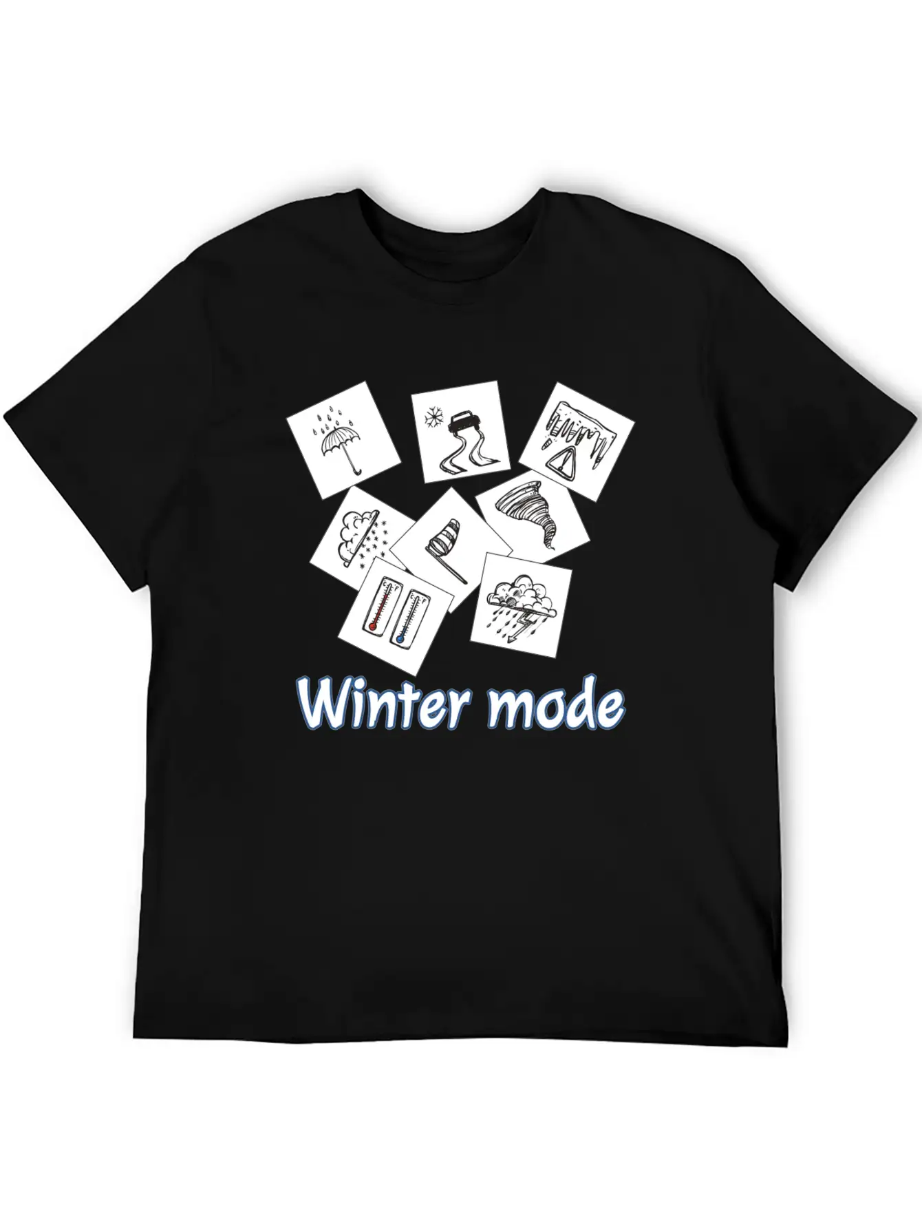 Winter Mode Timeless Short Sleeve Tee – Comfy And Minimalist Design