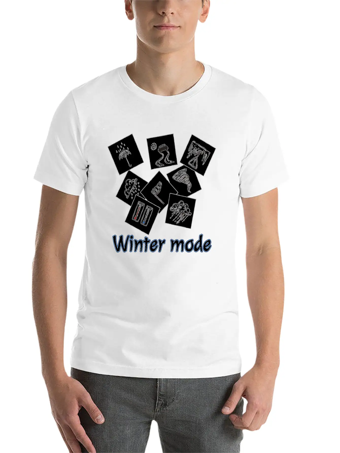 Winter Mode Timeless Short Sleeve Tee – Comfy And Minimalist Design