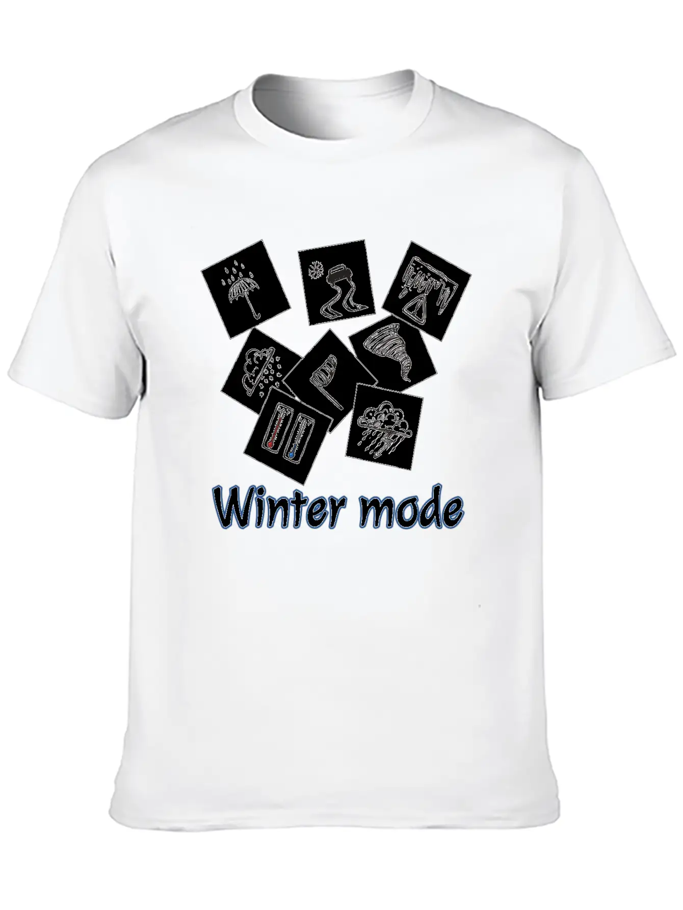 Winter Mode Timeless Short Sleeve Tee – Comfy And Minimalist Design
