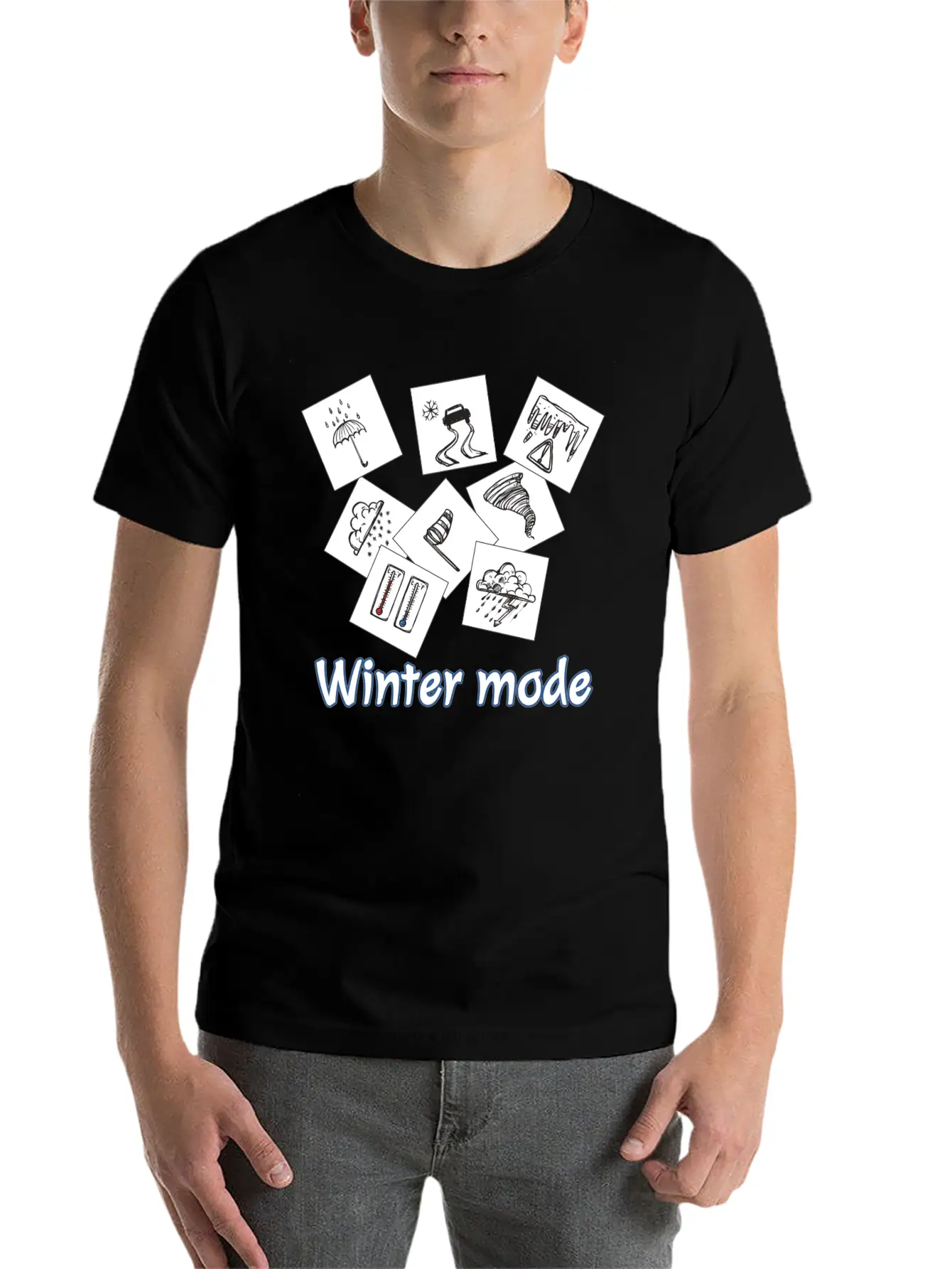 Winter Mode Timeless Short Sleeve Tee – Comfy And Minimalist Design