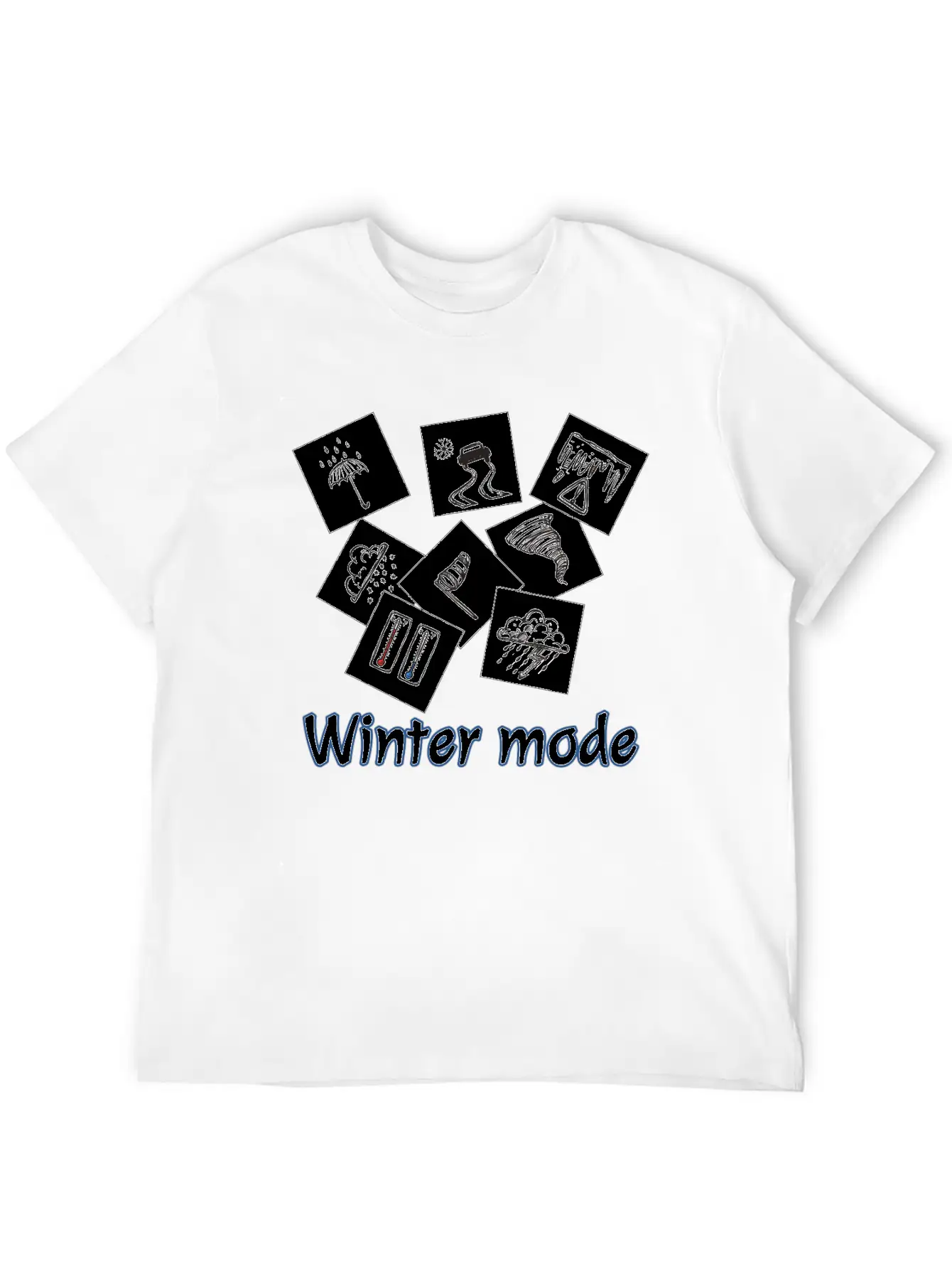 Winter Mode Timeless Short Sleeve Tee – Comfy And Minimalist Design